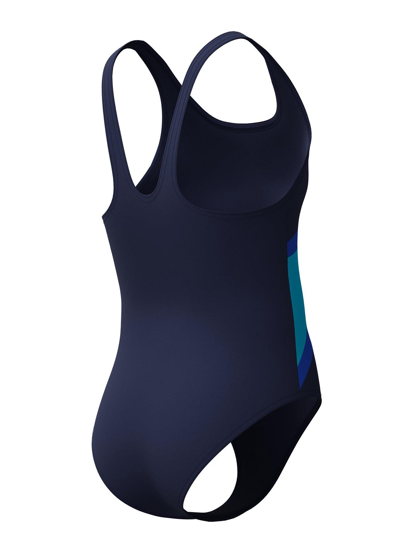 Image 4 of 6 of Speedo Girls Hyperboom Butterfly Back One Piece - Blue