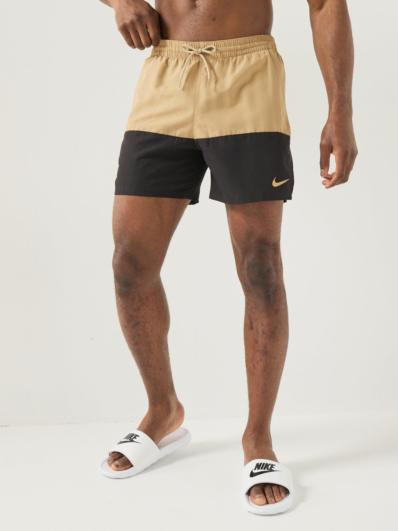 Nike Mens 5Inch Volley Swim Short - Beige