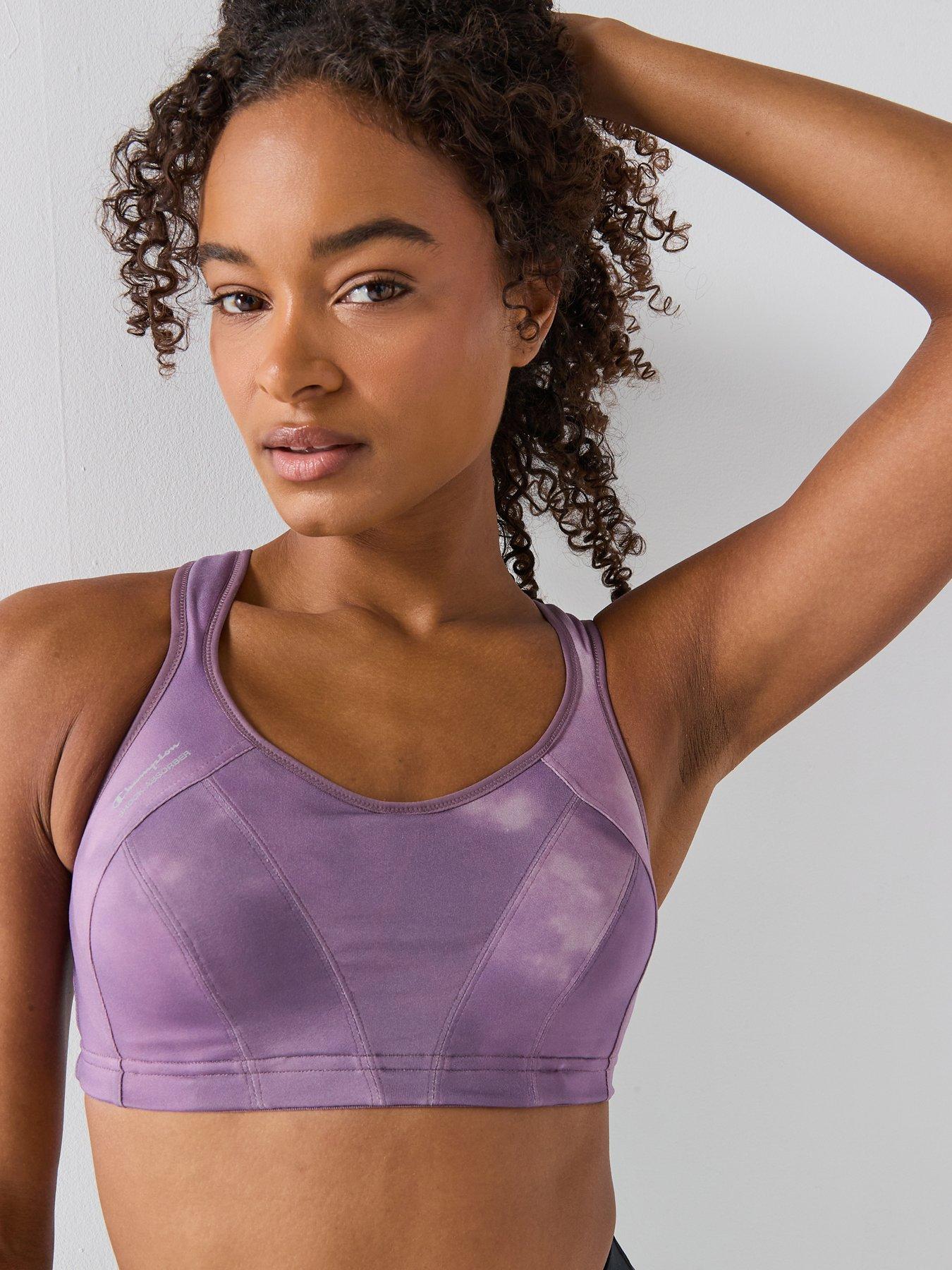 Image 1 of 5 of Shock Absorber Womens Training Active Multi Sports Bra - Purple