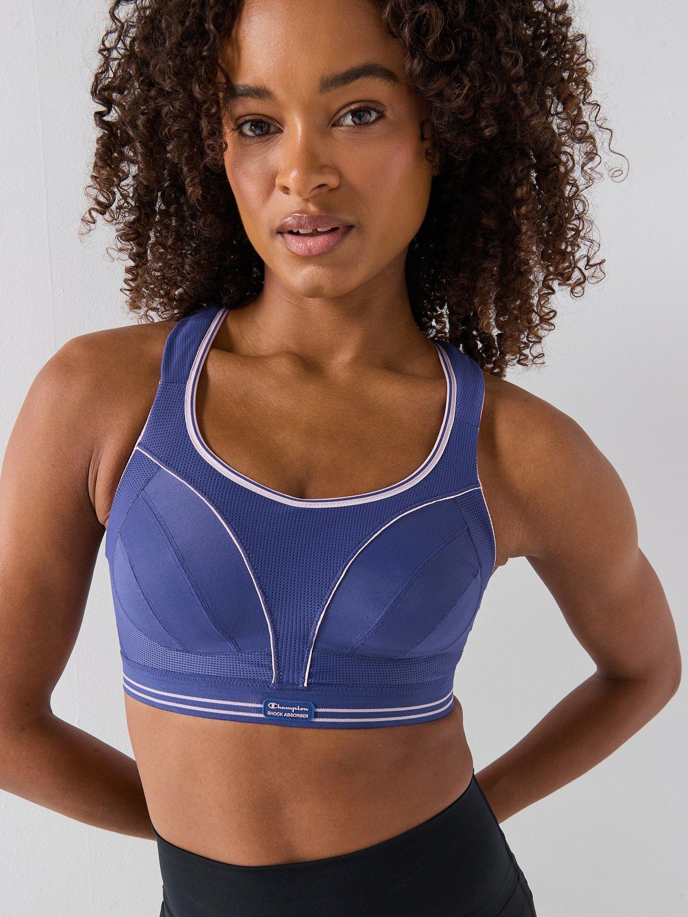 Image 1 of 4 of Shock Absorber Womens Training Ultimate Run Bra - Blue