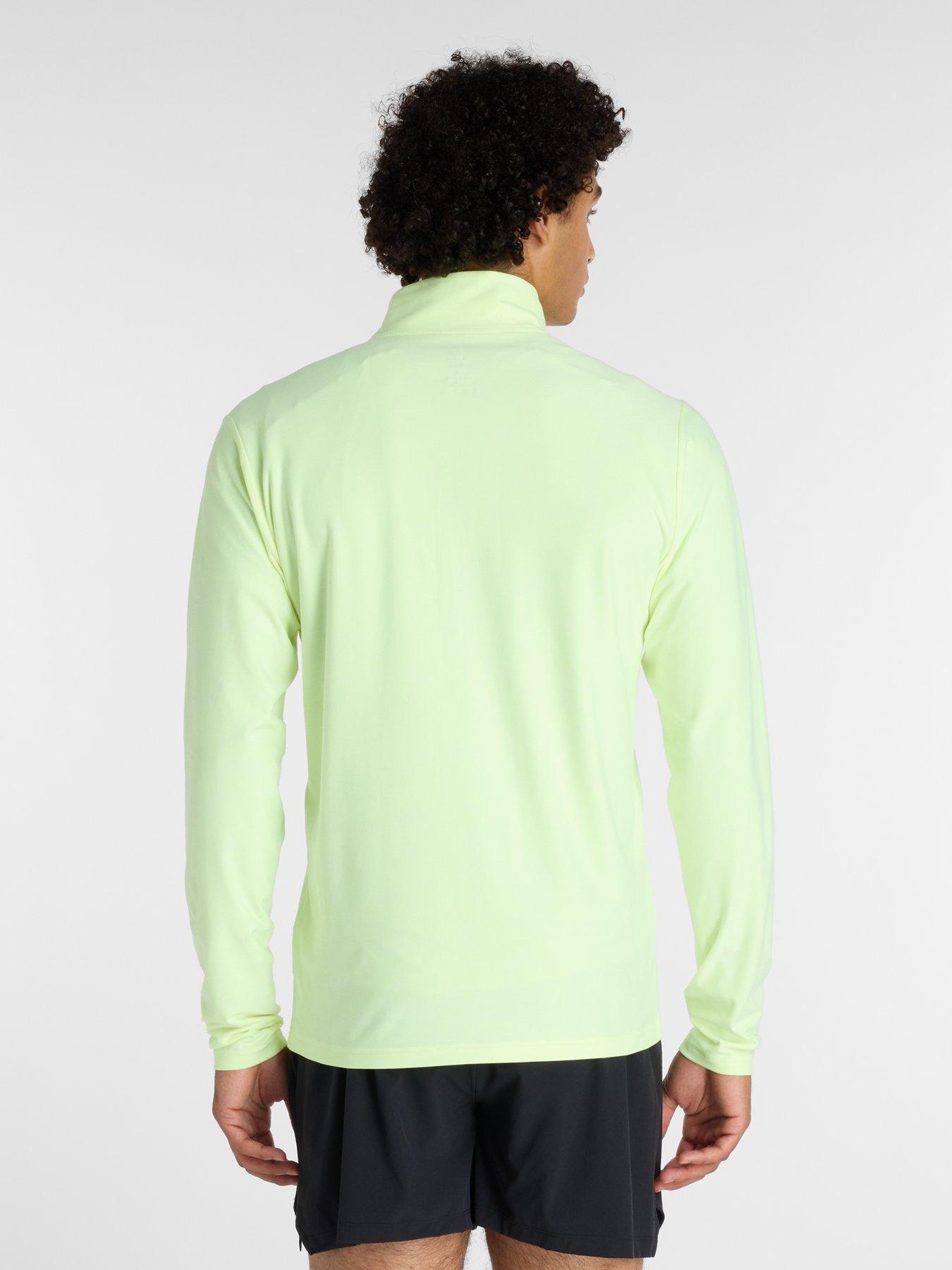 new-balance-mens-training-space-dye-14-zip-top-yellowstillFront