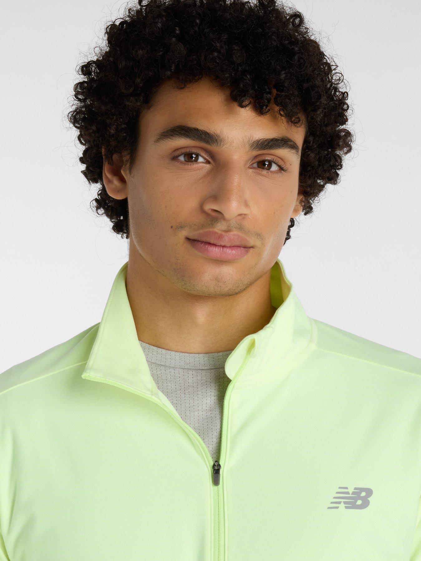 new-balance-mens-training-space-dye-14-zip-top-yellowoutfit