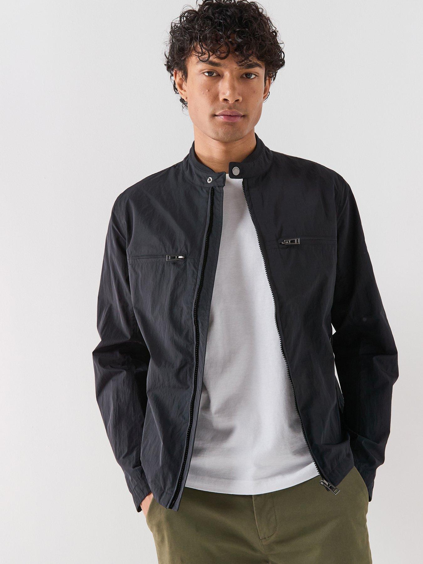 Belstaff Belstaff Grid Nylon Moto Biker Jacket - Black