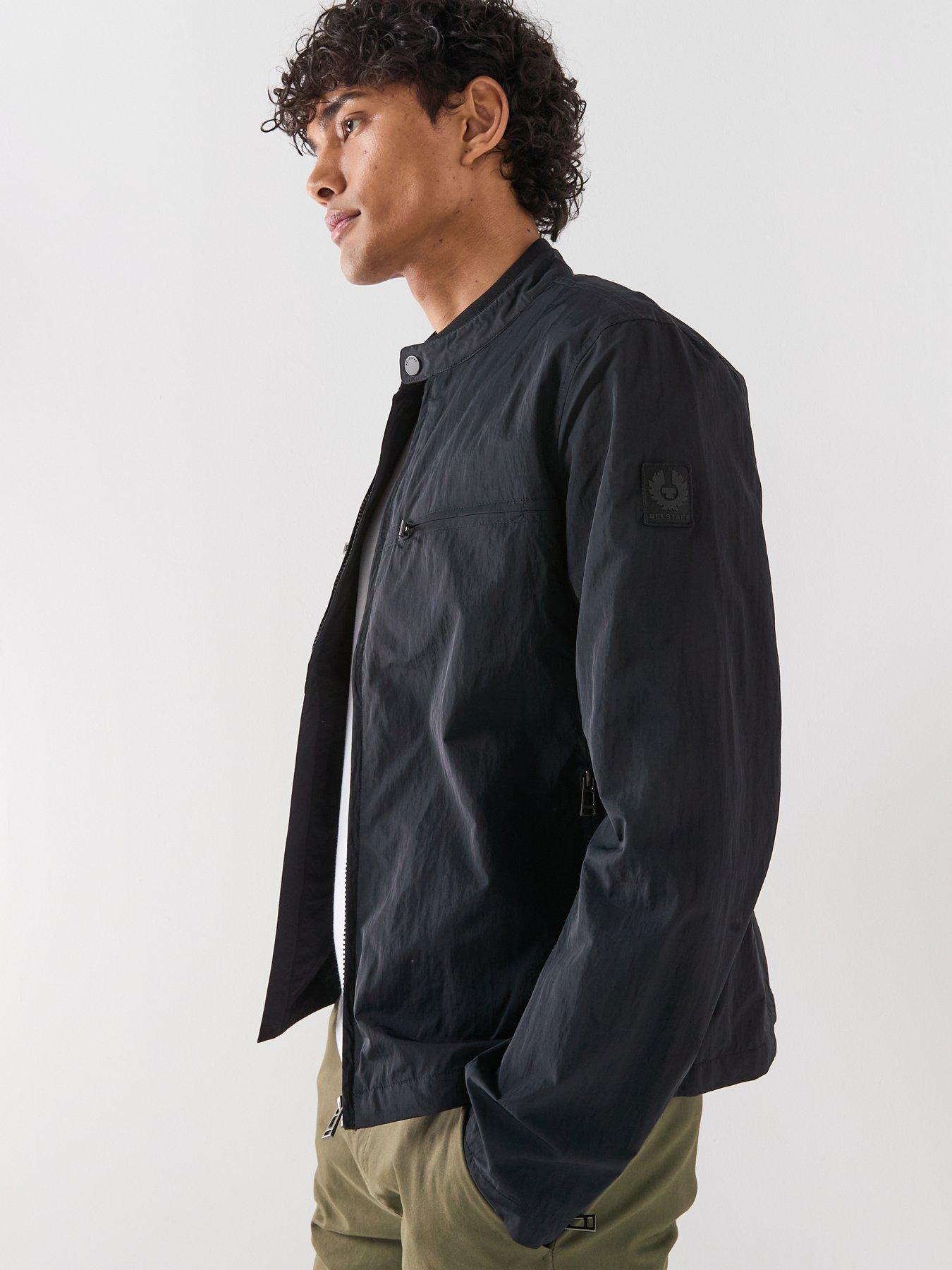 Image 6 of 6 of Belstaff Grid Nylon Moto Biker Jacket - Black