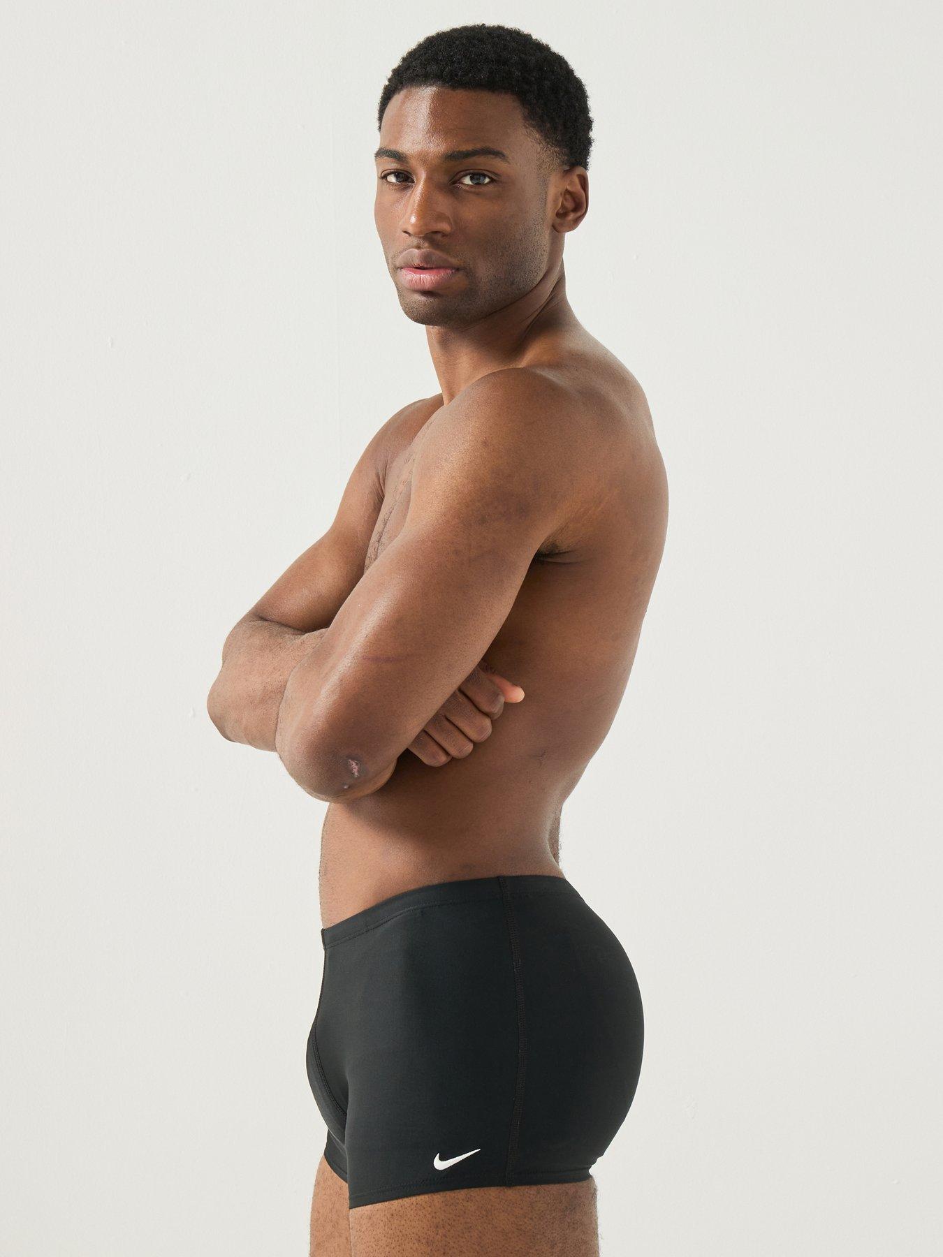 Nike Mens Square Leg Swim Short- Black | Very Ireland