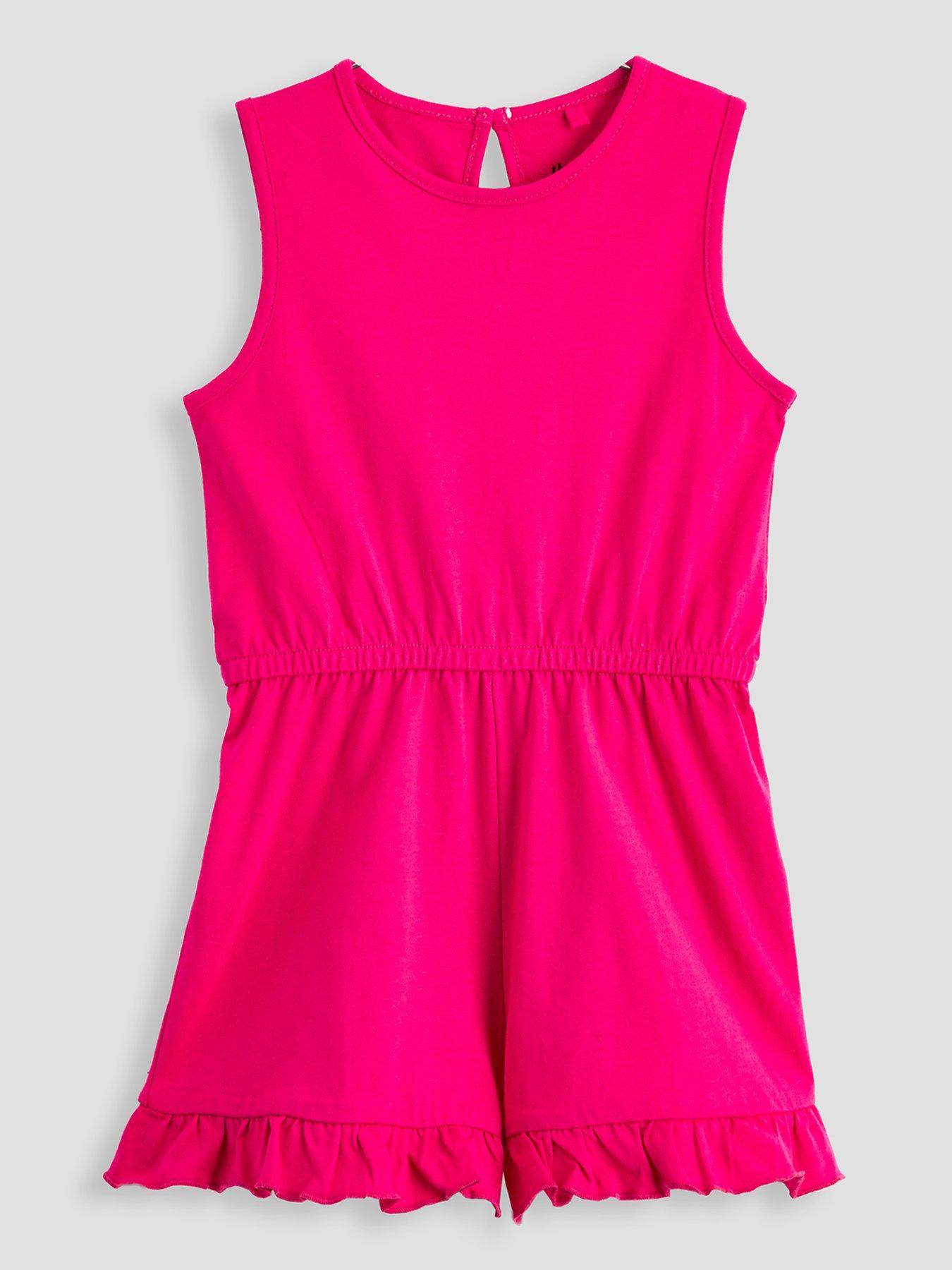 Image 2 of 5 of The Very Collection Girls 2 Pack Playsuits - Multi