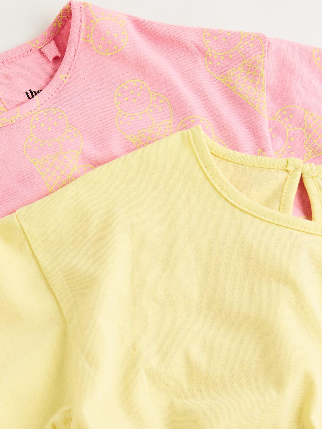 Image 5 of 5 of The Very Collection Girls 2 Pack Playsuits - Multi