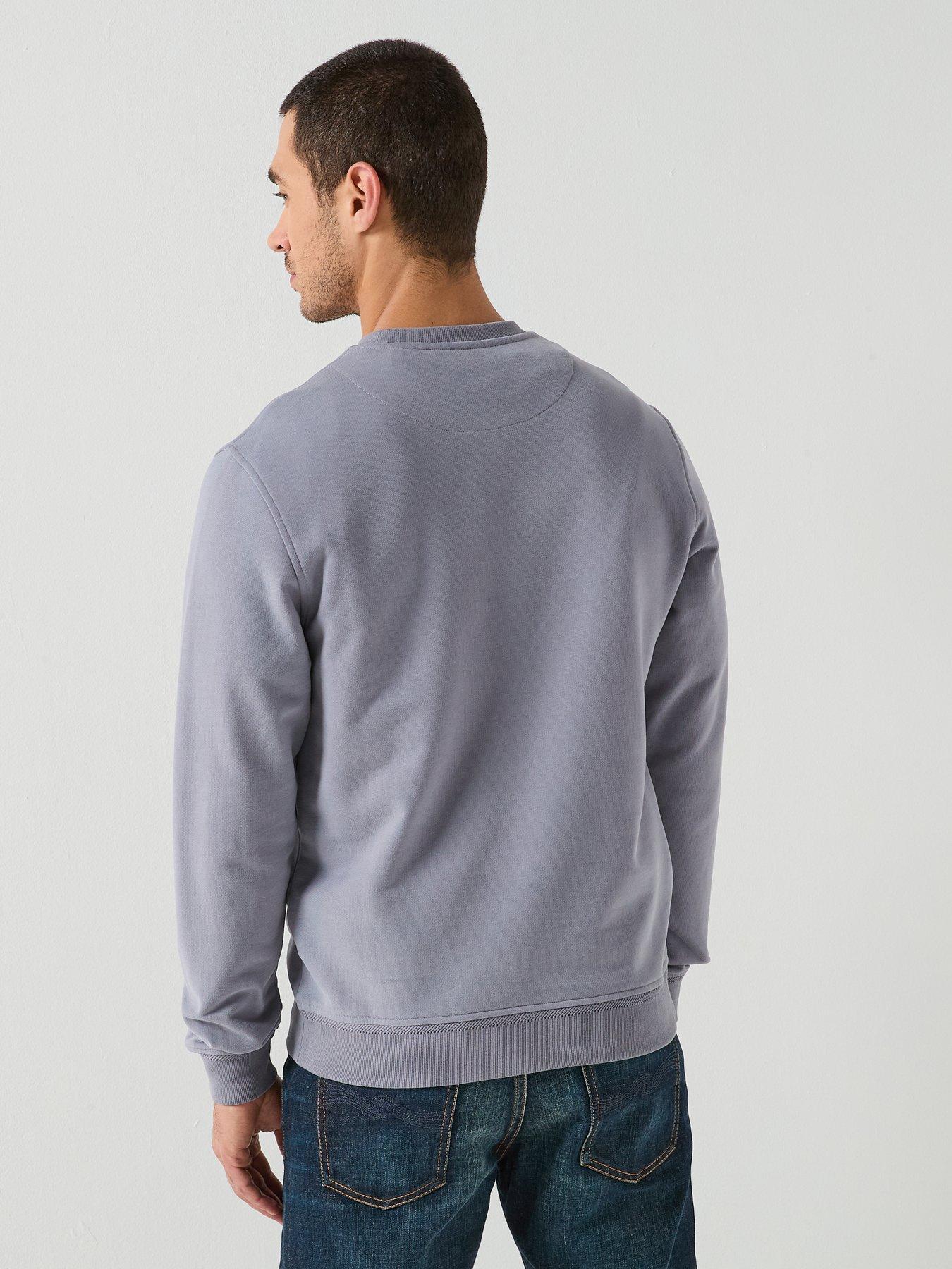 Image 2 of 5 of Belstaff Belstaff Left Chest Patch Logo Regular Fit Crew Sweat - Grey