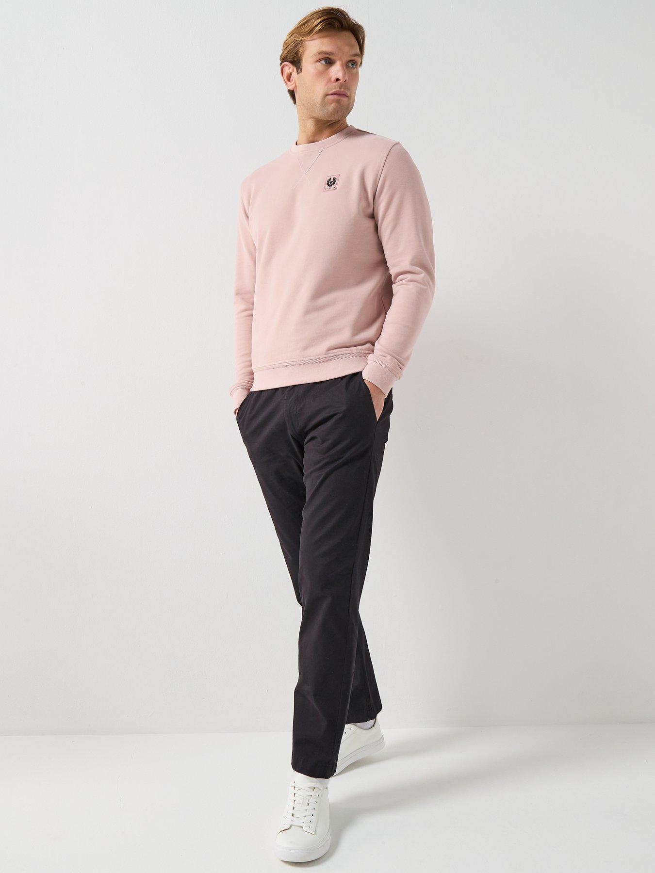 belstaff-left-chest-patch-logo-crew-sweatshirt-pinkback