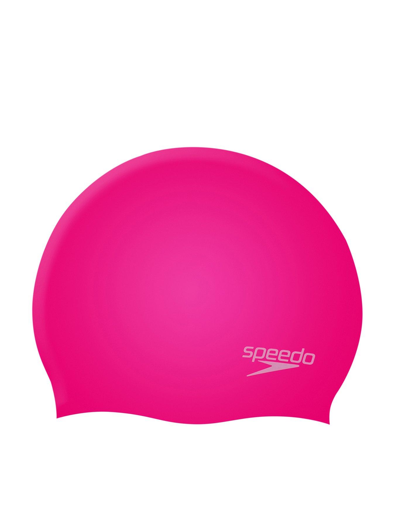 speedo-junior-silicone-swimming-cap-pinkfront
