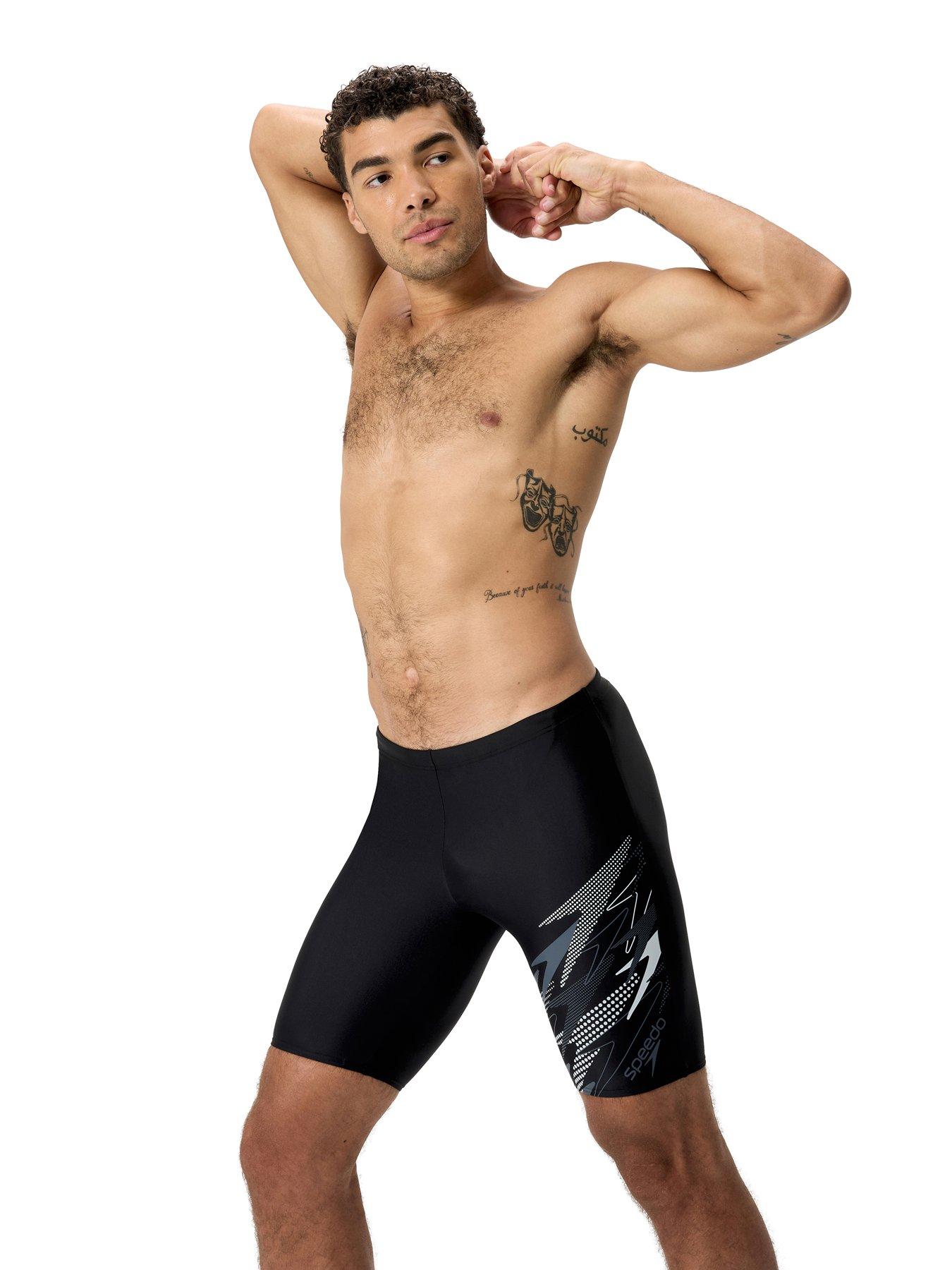 Image 1 of 4 of Speedo Mens Medley Logo Jammer - Dark Grey