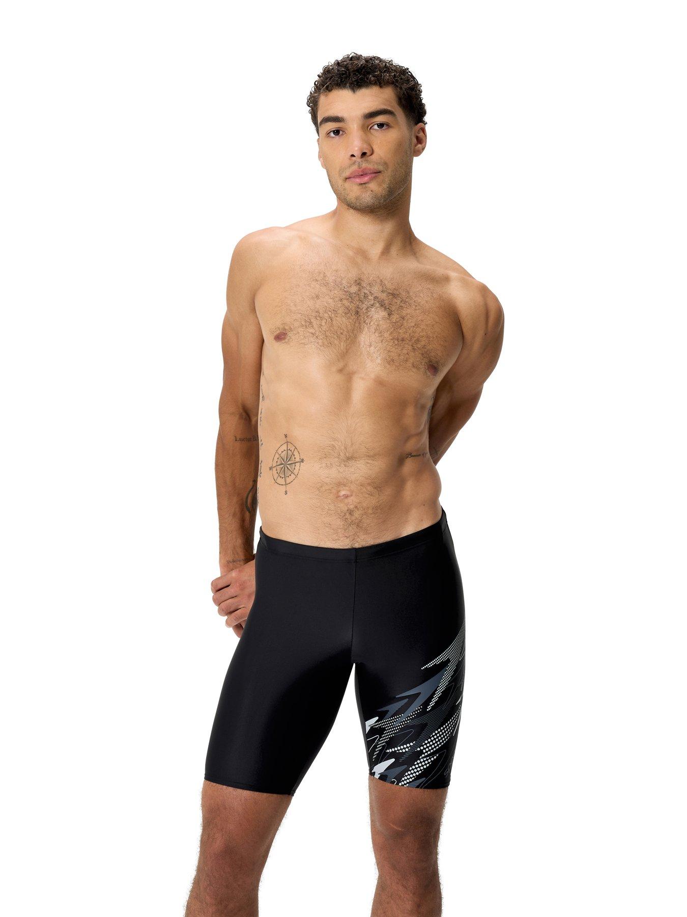 Image 3 of 4 of Speedo Mens Medley Logo Jammer - Dark Grey