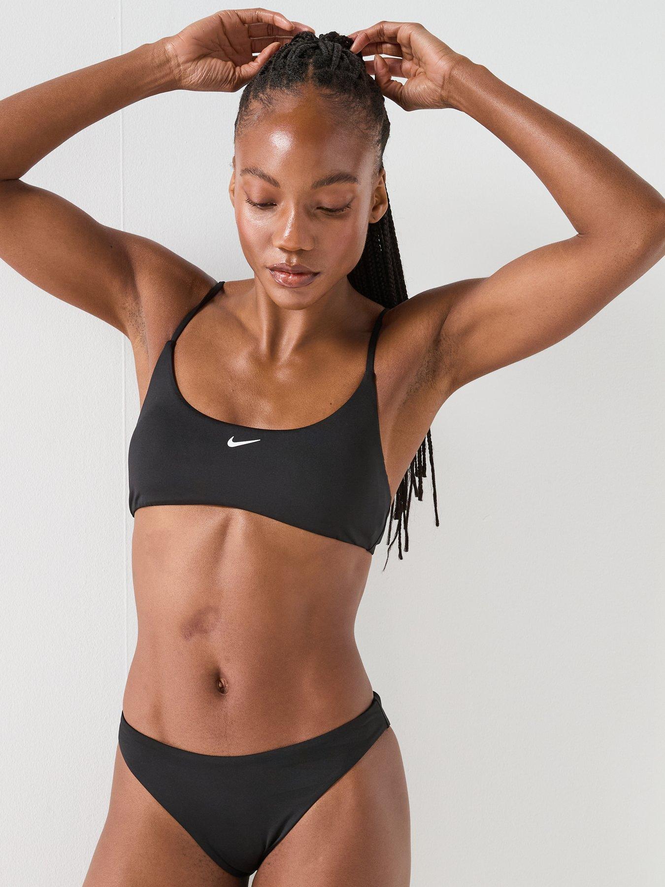 Image 3 of 4 of Nike Womens Bralette Bikini Top - Black