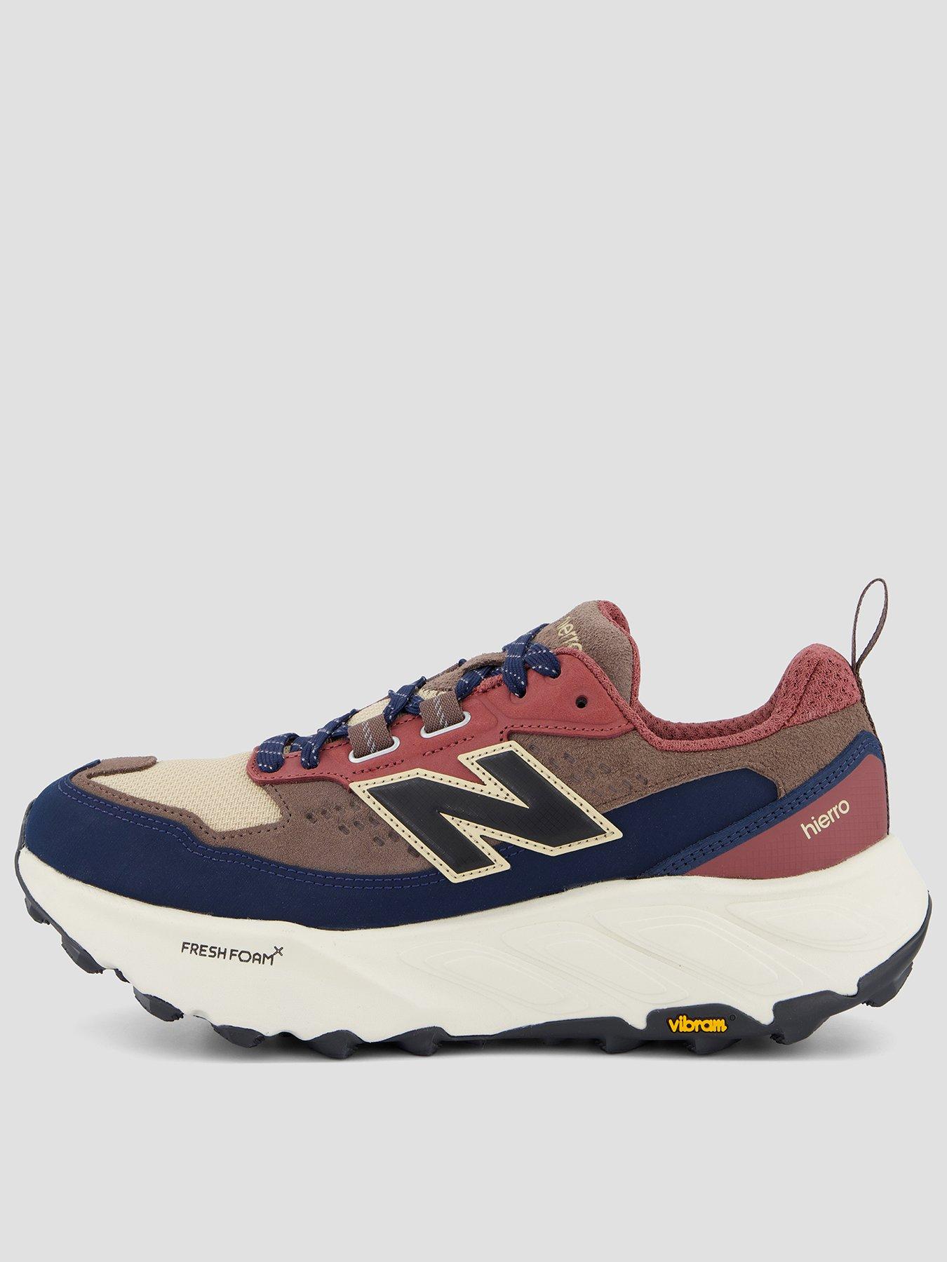 New Balance Mens Trail Running Hierro Trek Trainers - Burgundy