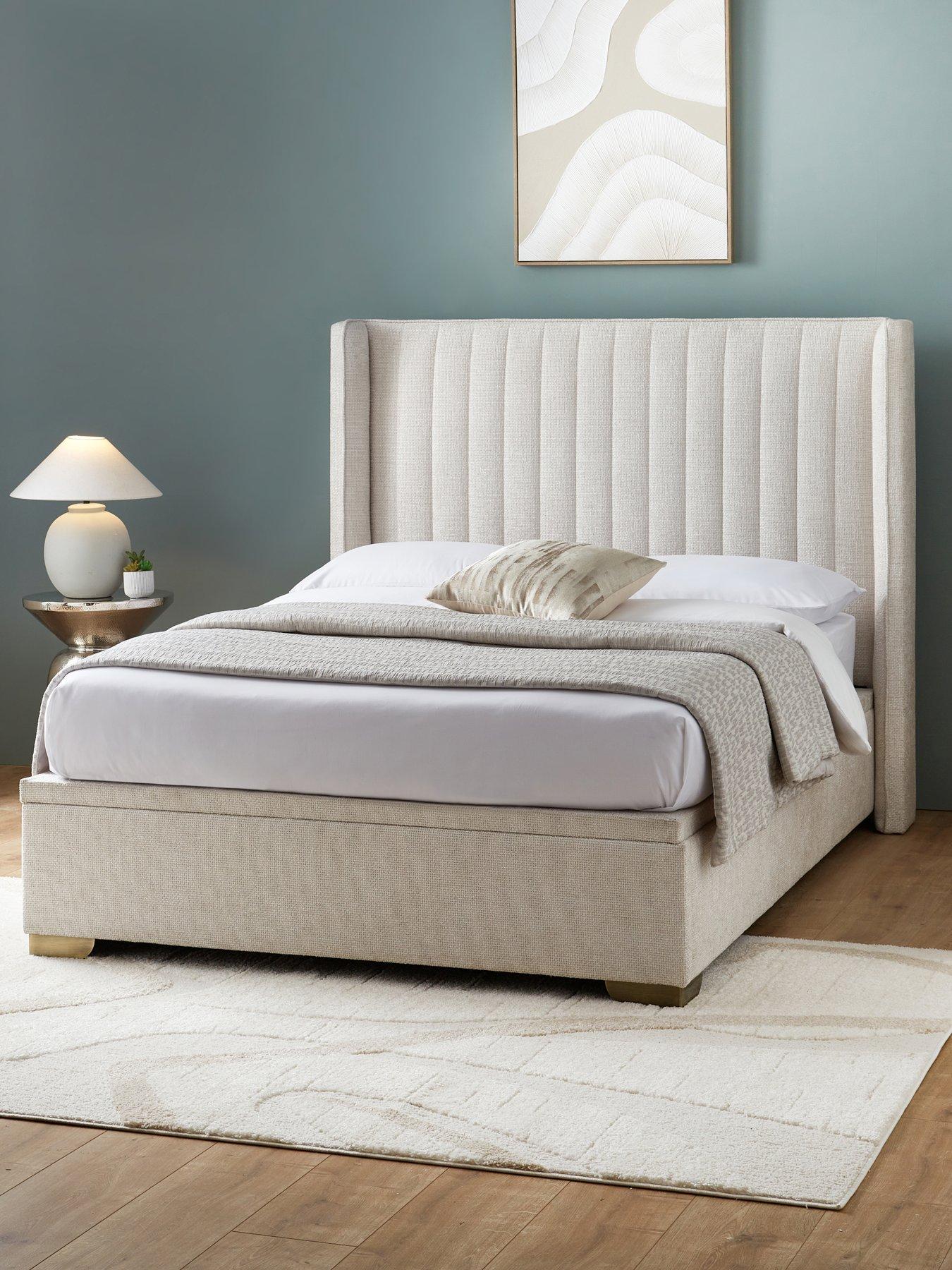 The Very Collection Kingston Woven Bed with Mattress Options (Buy  &  SAVE!) - Beige