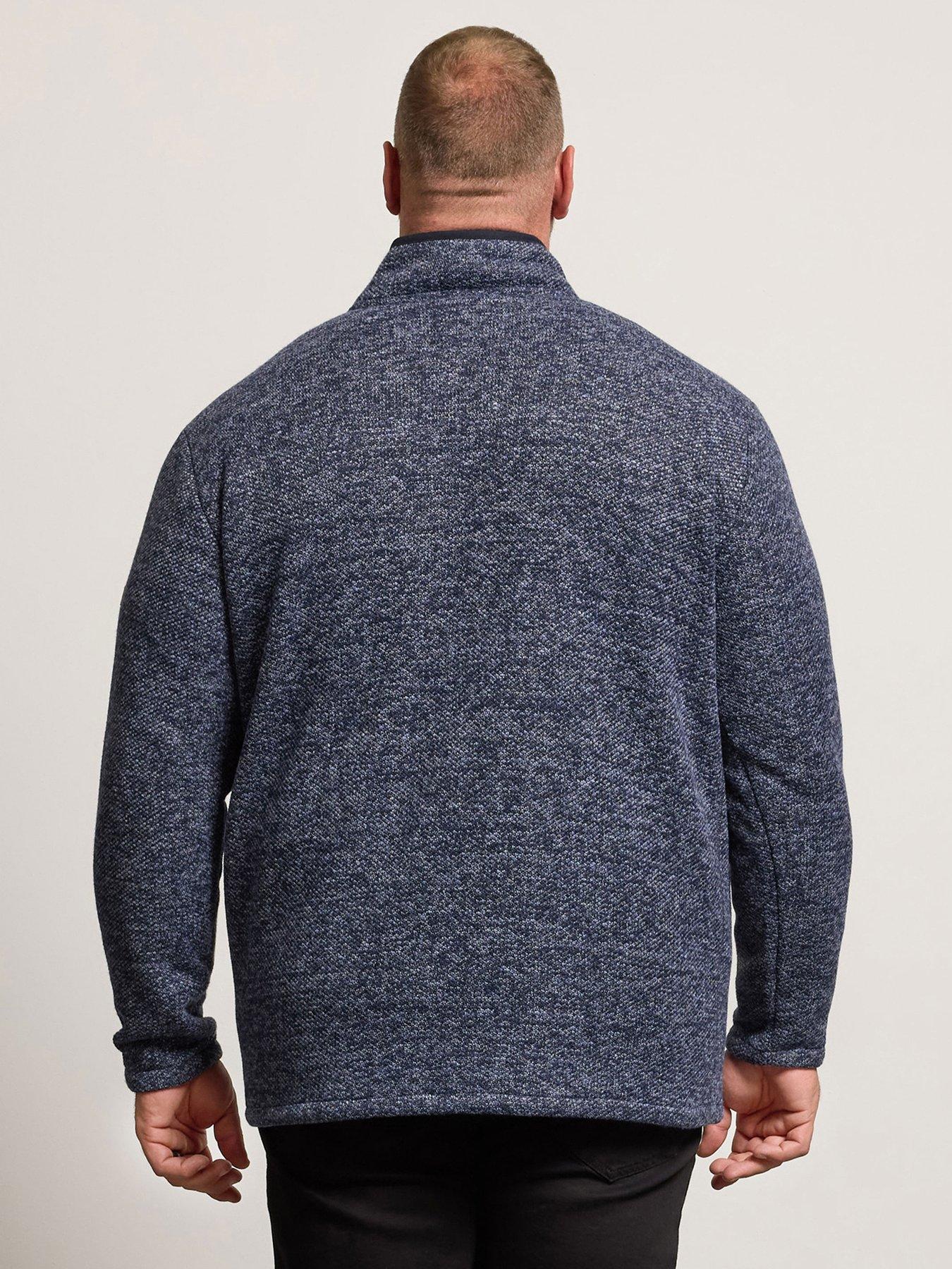 badrhino-sherpa-lined-12-zip-sweat-bluestillFront