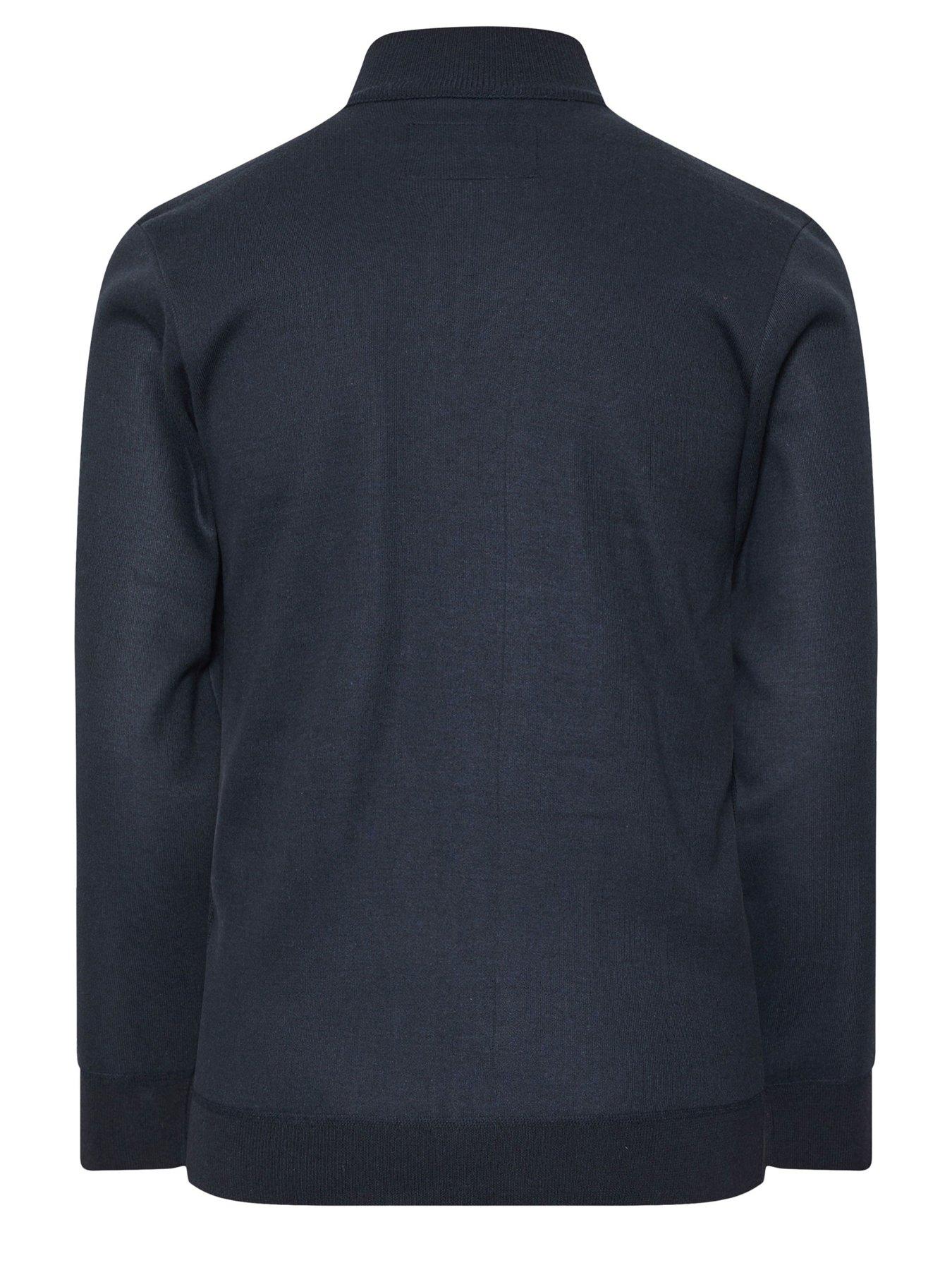 Image 7 of 7 of BadRhino Ribbed Zip Sweatshirt - Blue