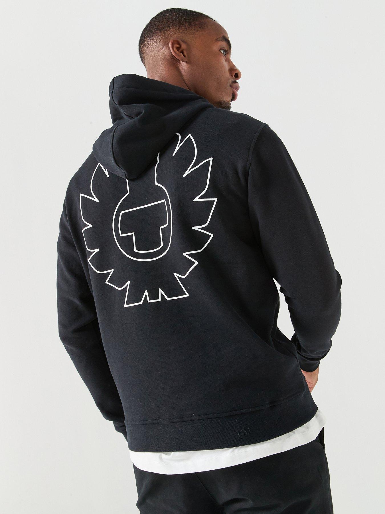 Belstaff Belstaff Border Large Back Logo Hoodie - Black