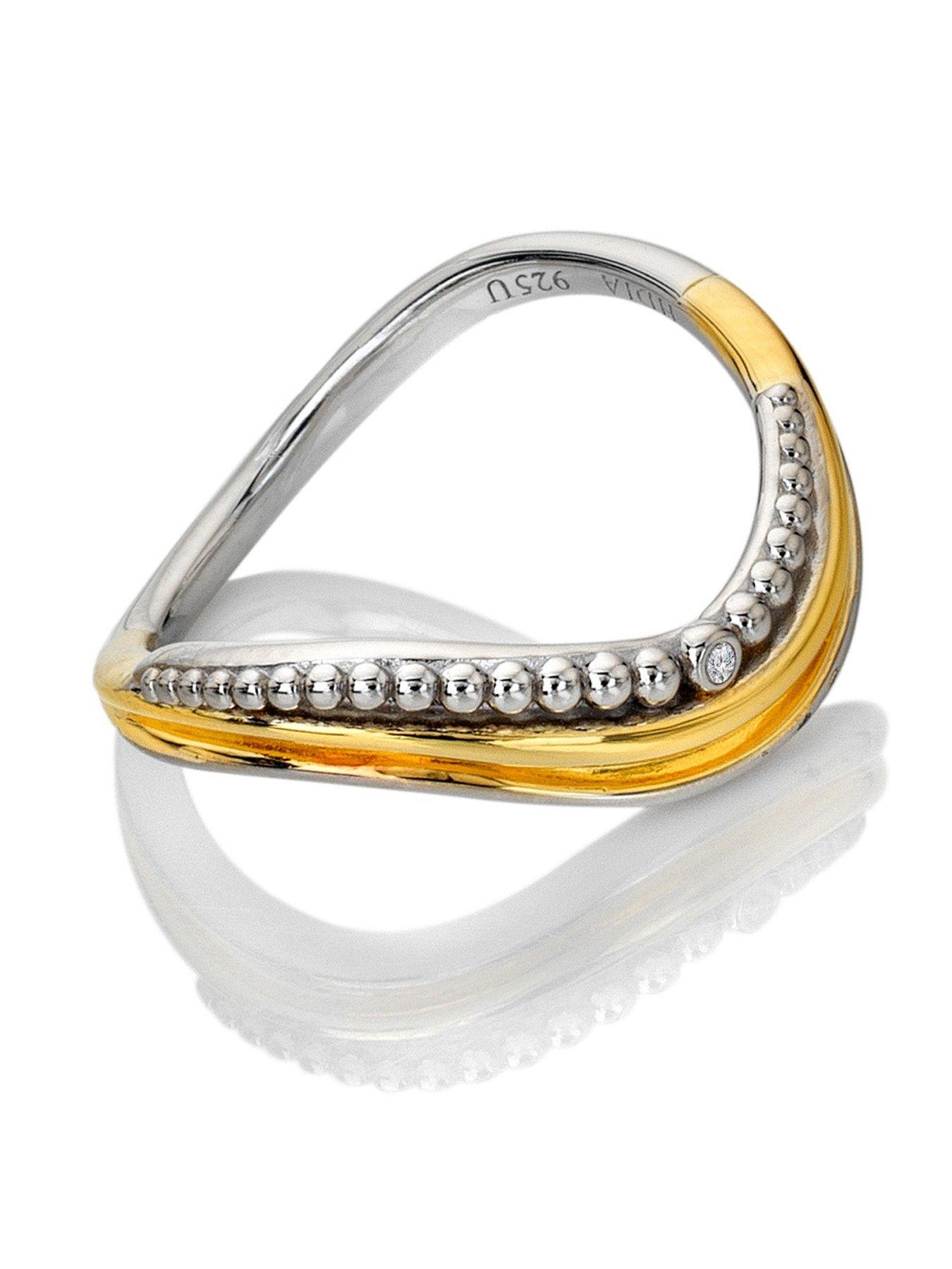 hot-diamonds-teardrop-two-tone-ringstillFront