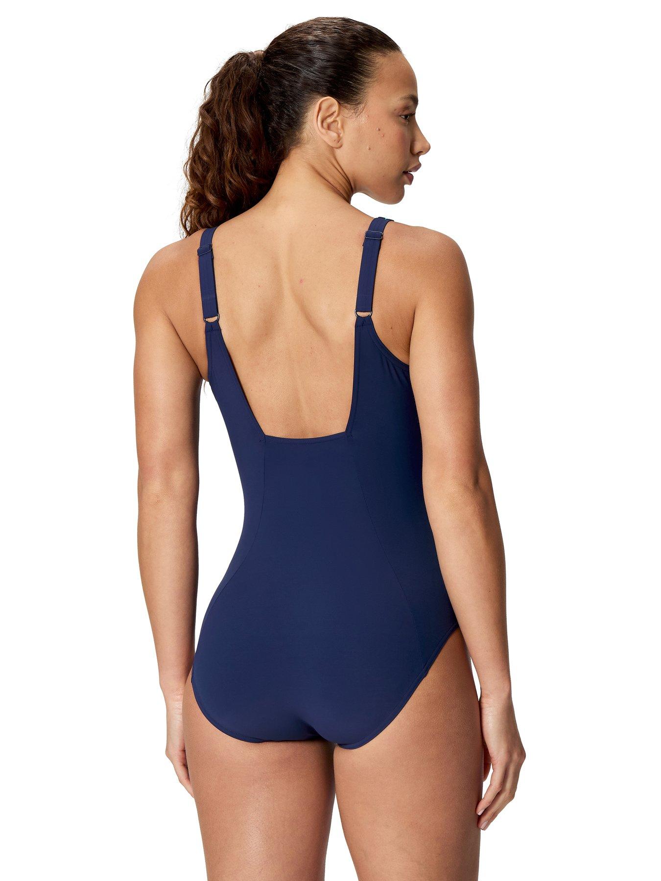 speedo-womens-solid-contour-eclipse-one-piece-bluestillFront