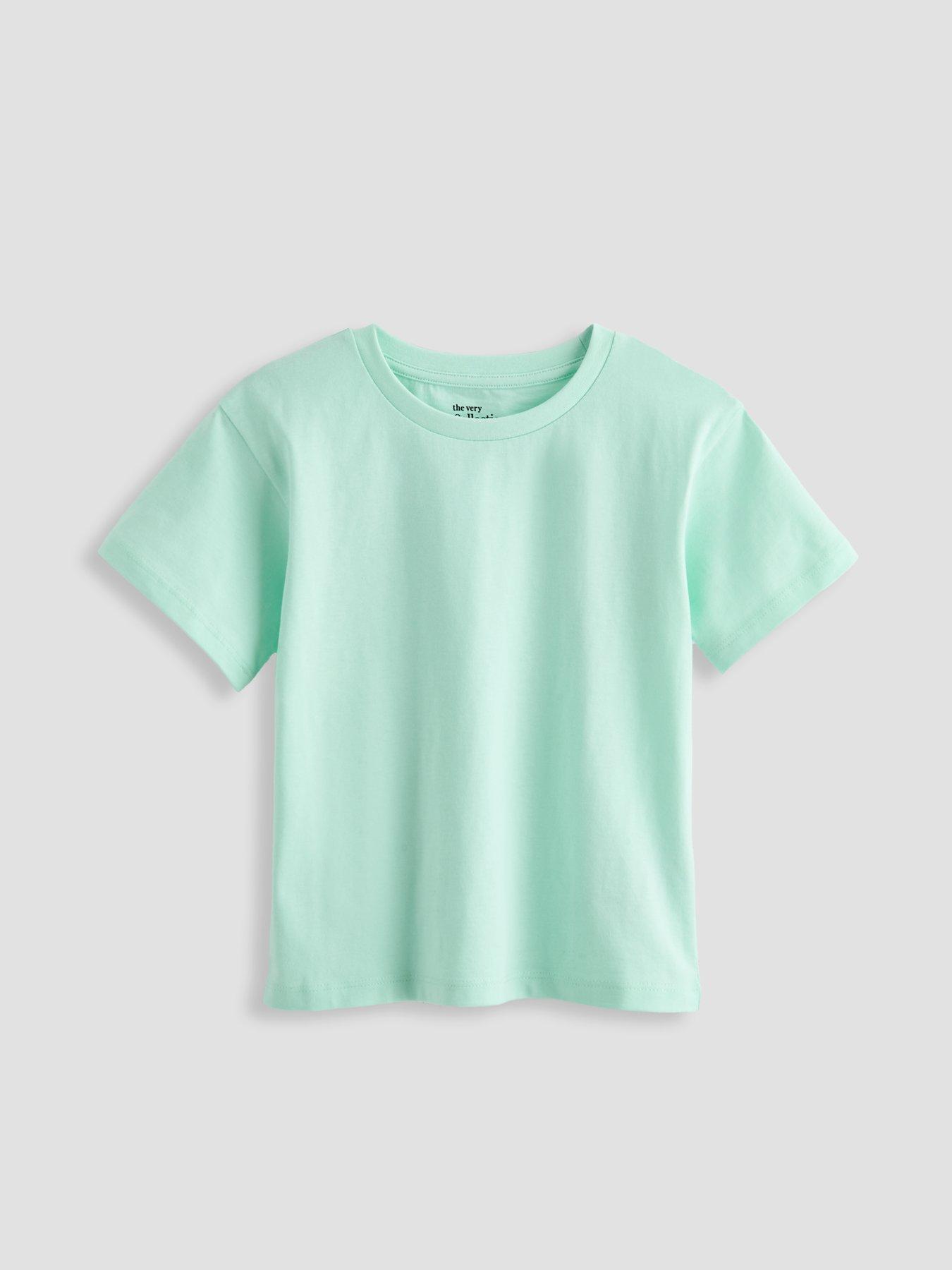 Image 5 of 5 of The Very Collection Girls 5 Pack Graphic Print Summer T-shirts - Multi