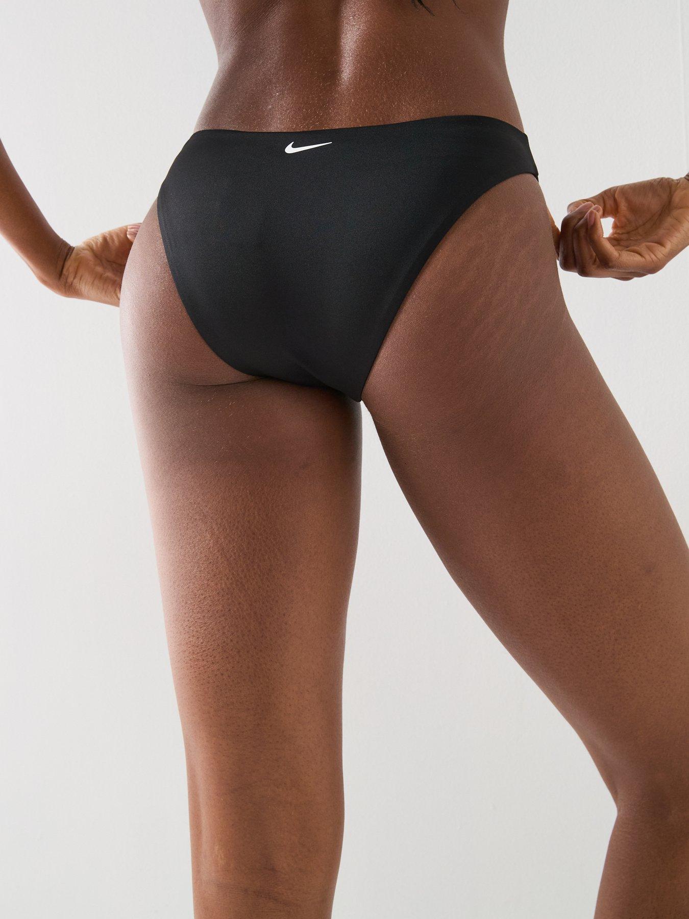 Image 2 of 4 of Nike Womens String Bikini Bottom - Black