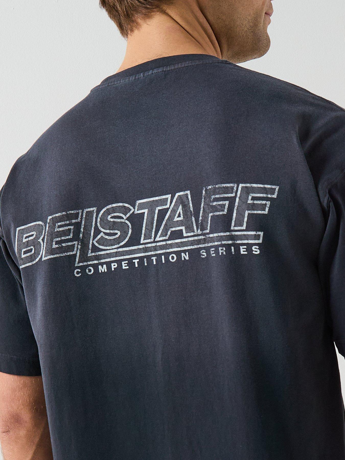Image 5 of 5 of Belstaff Competition Momentum Script Back Print T-Shirt - Black