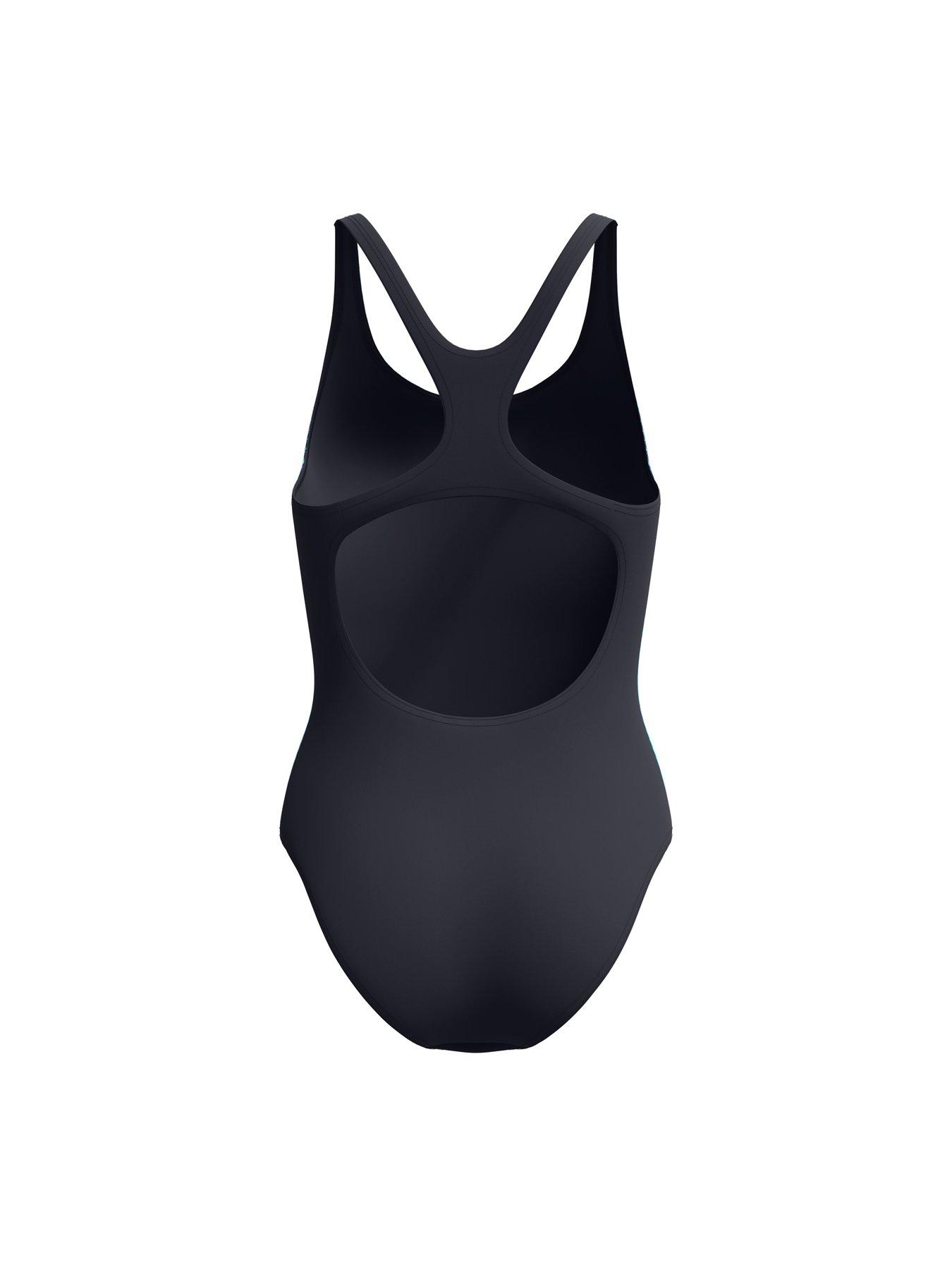speedo-womens-print-medalist-one-piece-dark-greystillFront