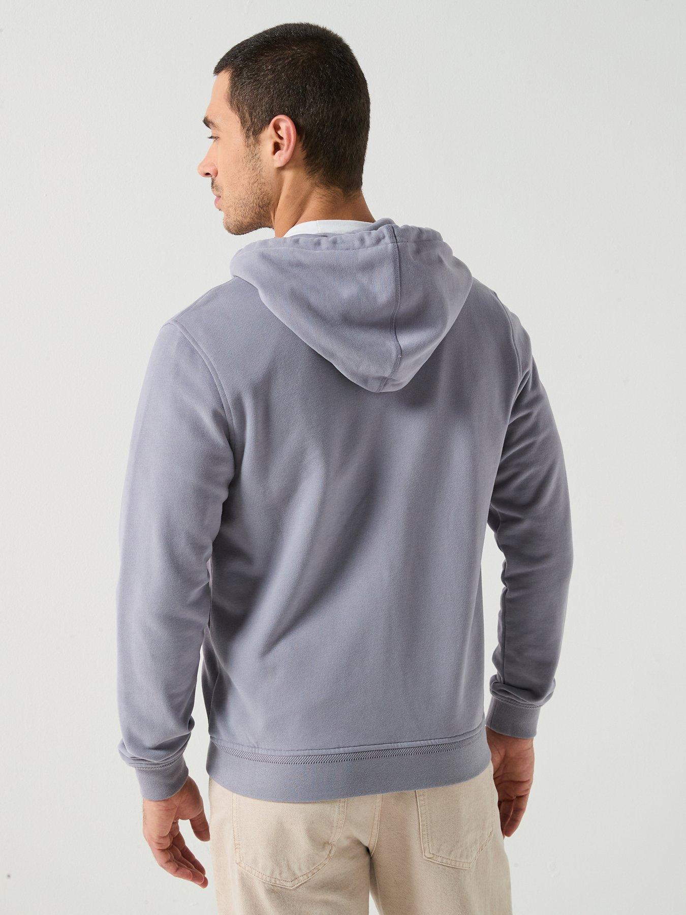 Image 2 of 6 of Belstaff Logo Patch Full Zip Hoodie - Grey