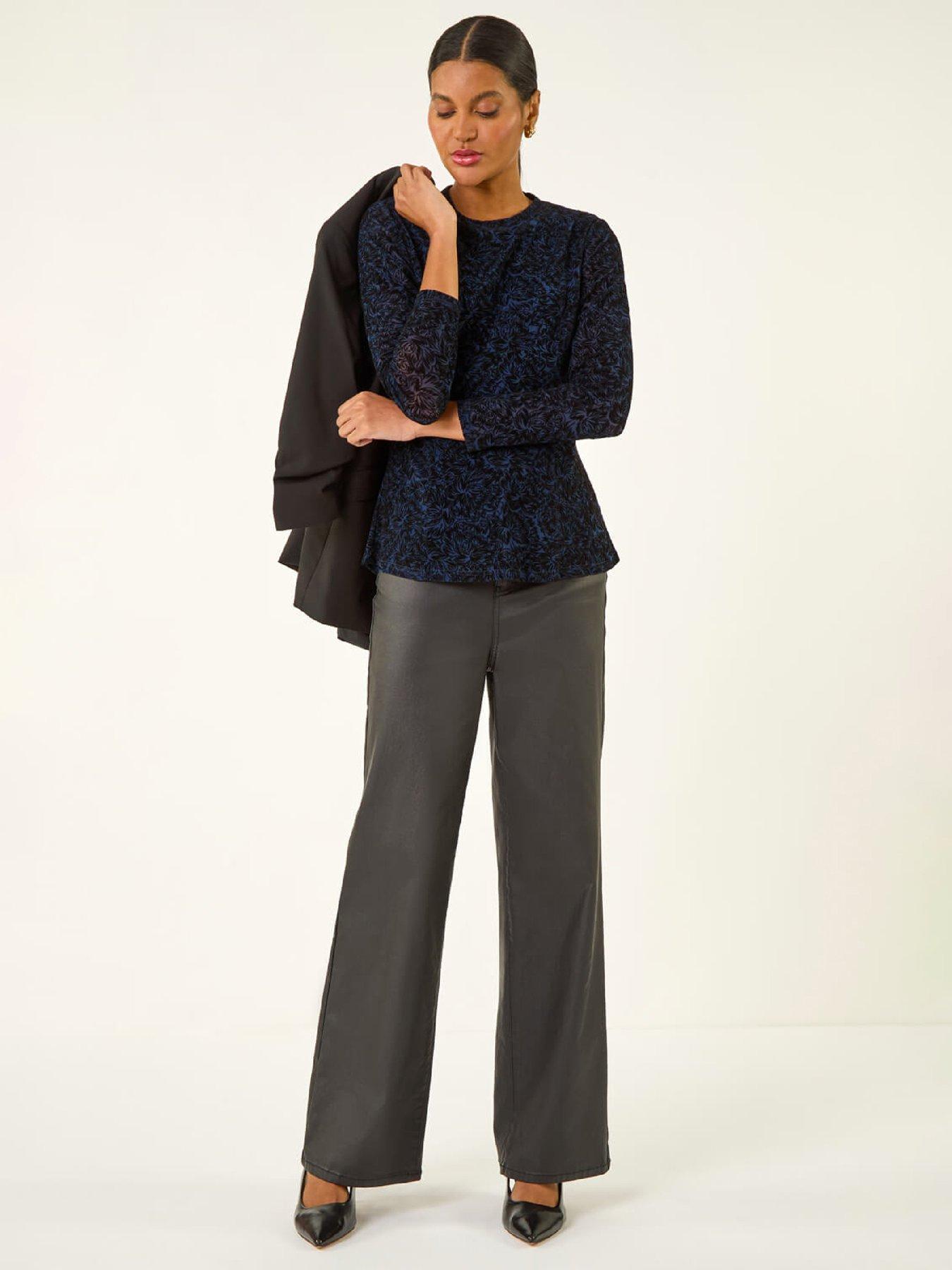 roman-flock-mesh-textured-top-navyback