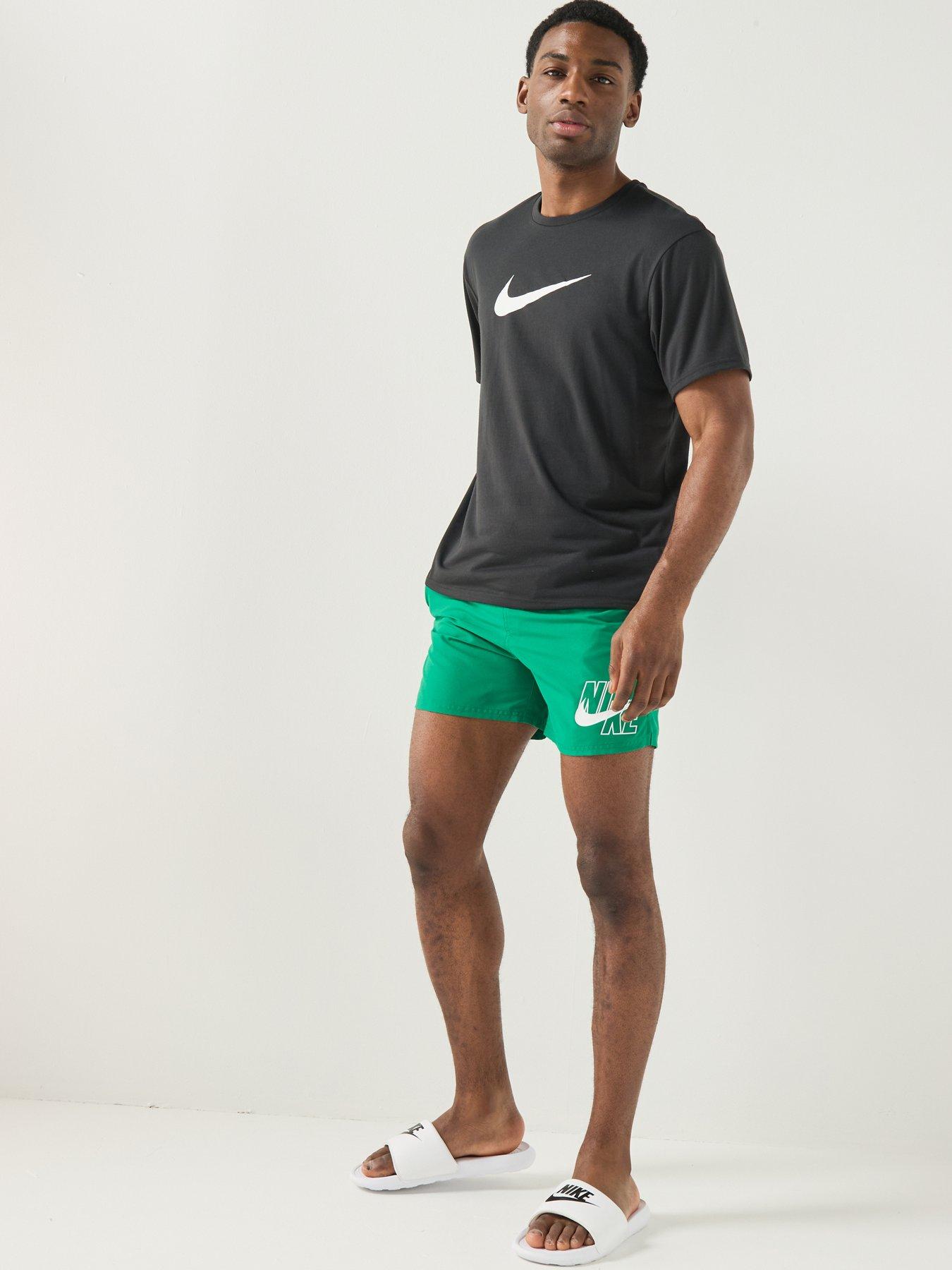 Image 3 of 7 of Nike Mens Short Sleeve Hydroguard T Shirt - Black