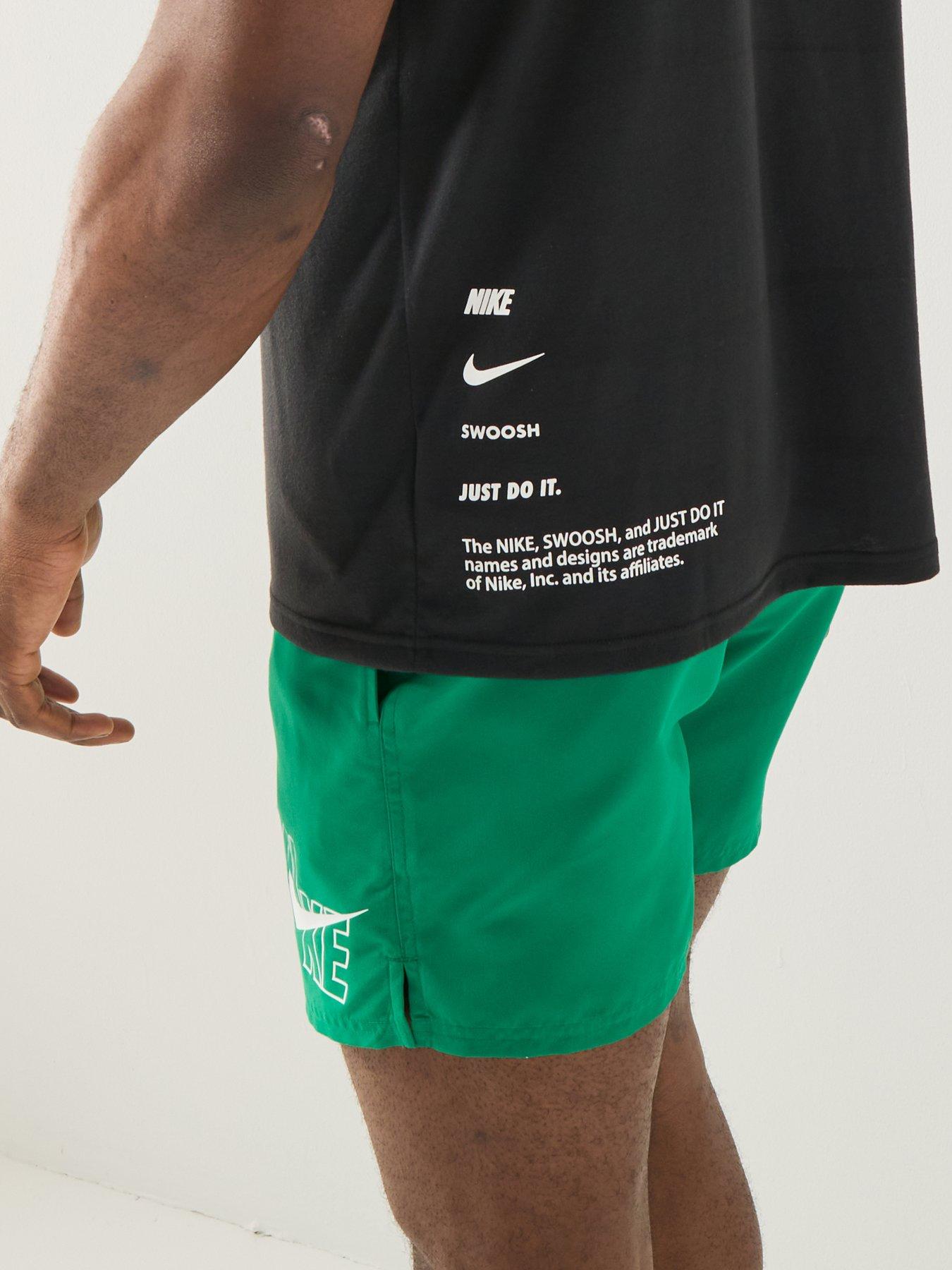 Image 5 of 7 of Nike Mens Short Sleeve Hydroguard T Shirt - Black