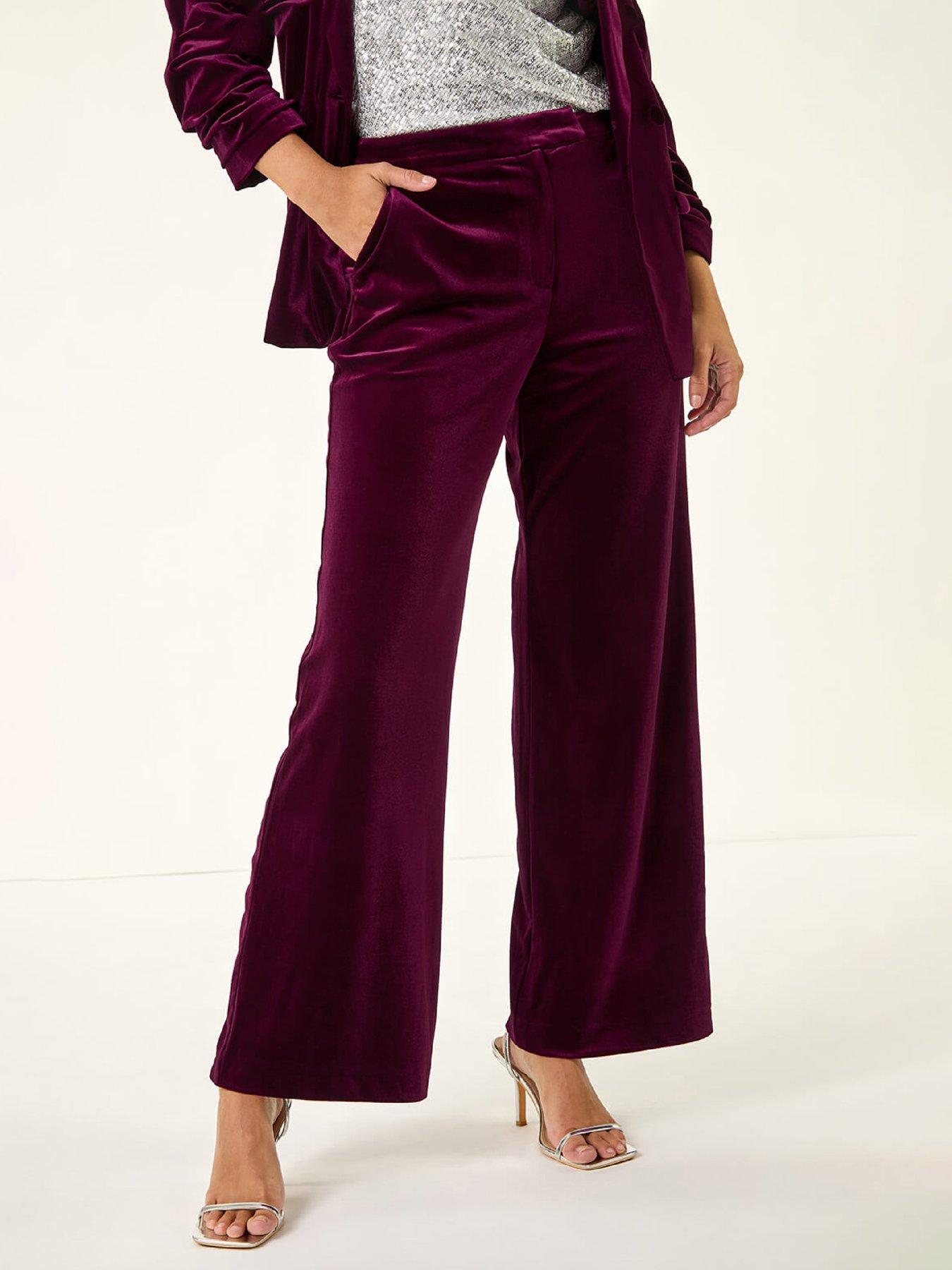 roman-dusk-velvet-full-length-trousers-burgundyfront