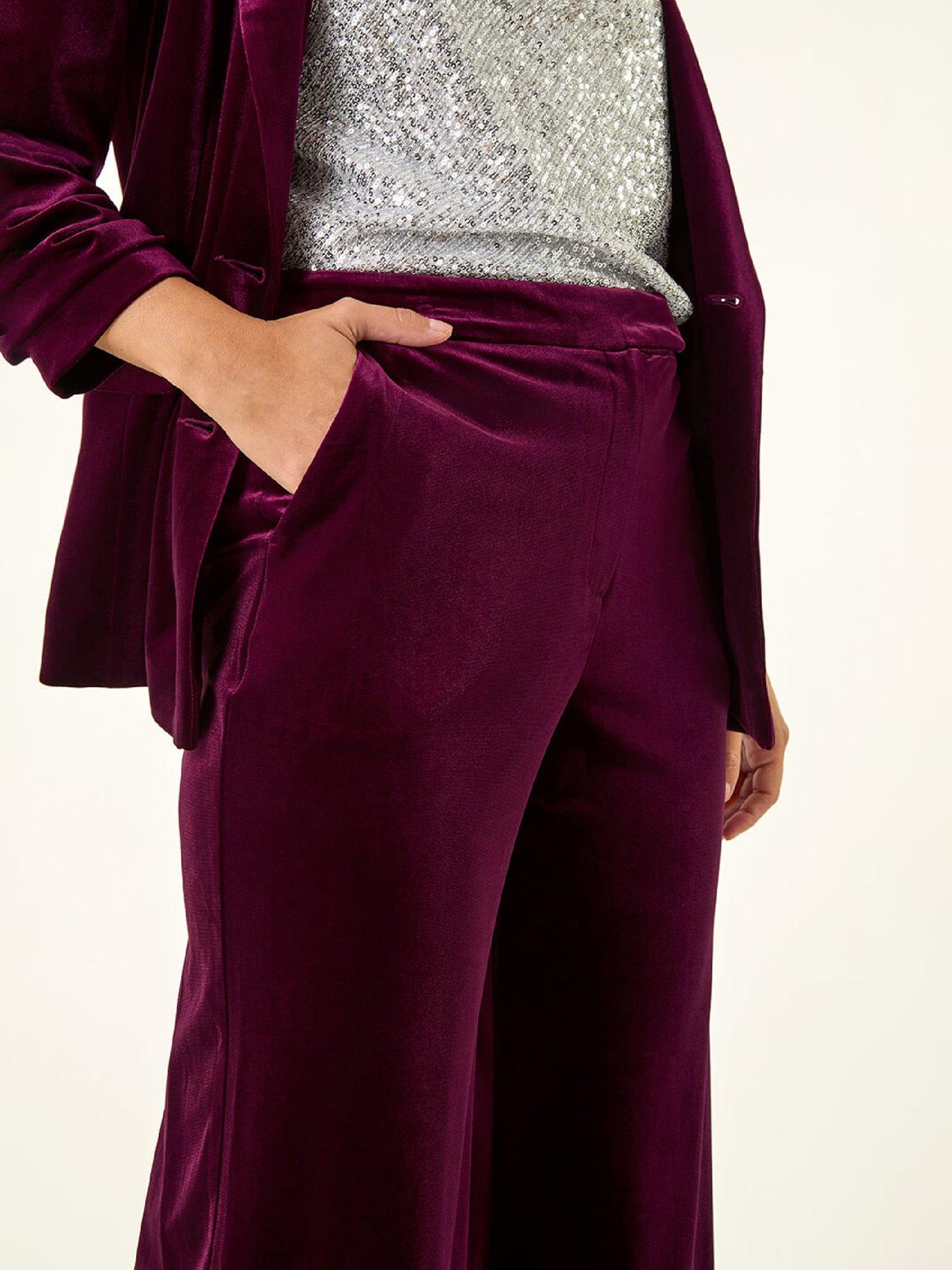 roman-dusk-velvet-full-length-trousers-burgundydetail