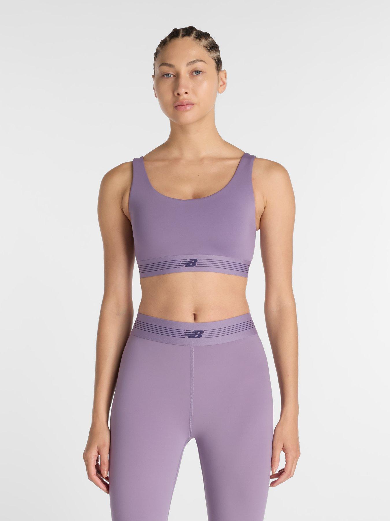 Image 1 of 7 of New Balance Womens Training AC Bra - Purple