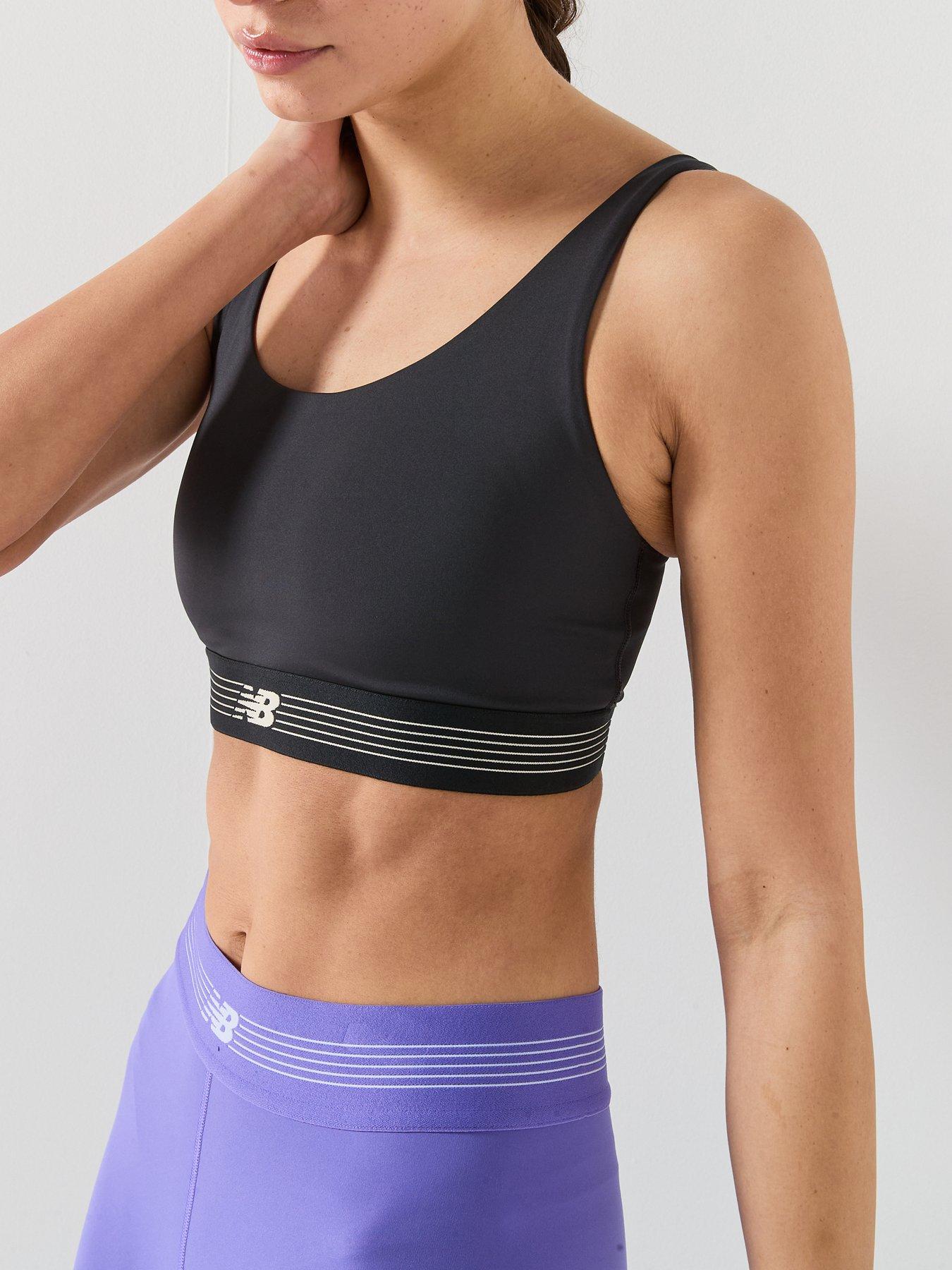 Image 4 of 5 of New Balance Womens Training Ac Bra - Black