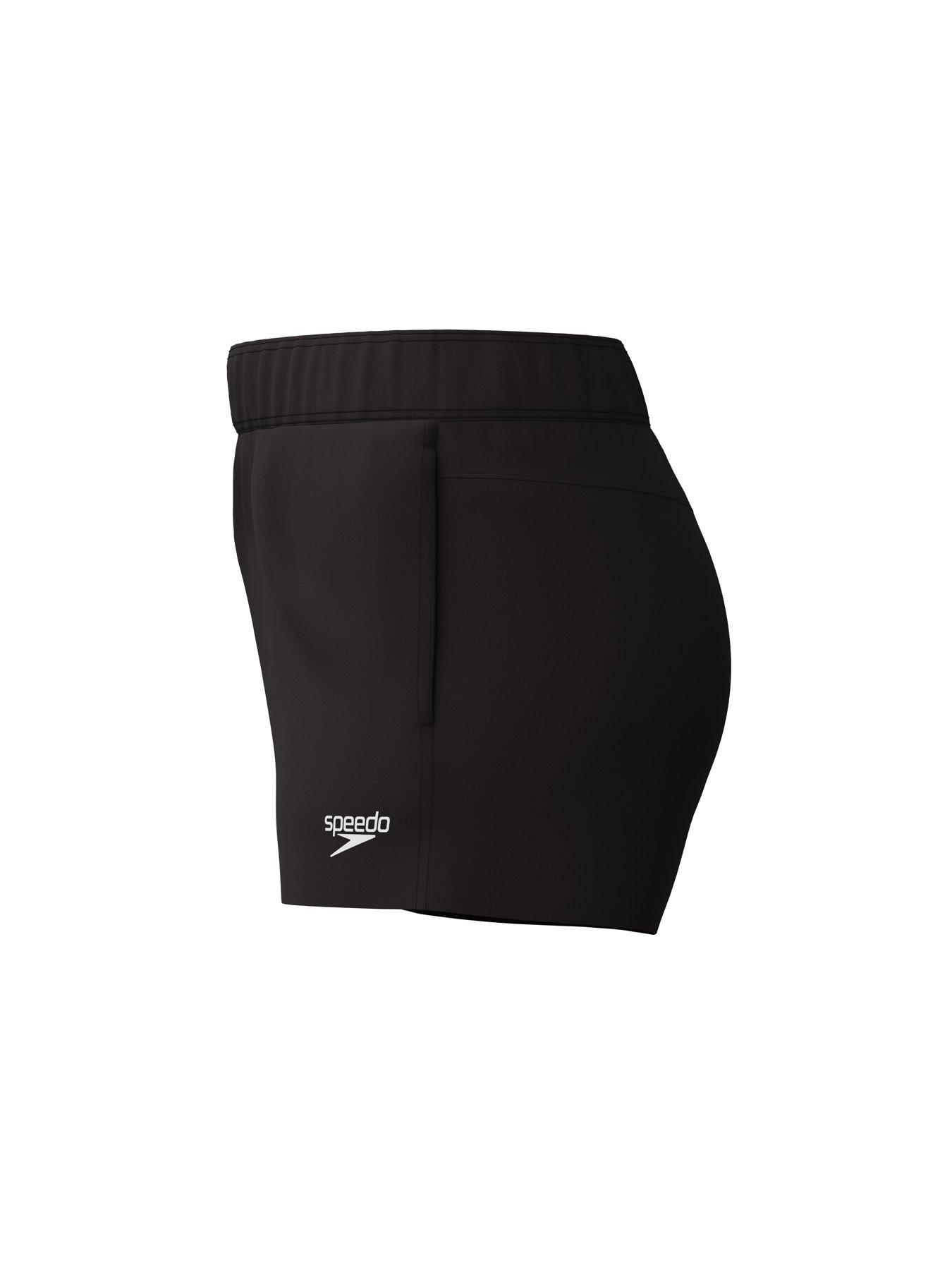 speedo-womens-essentials-swim-short-blackdetail