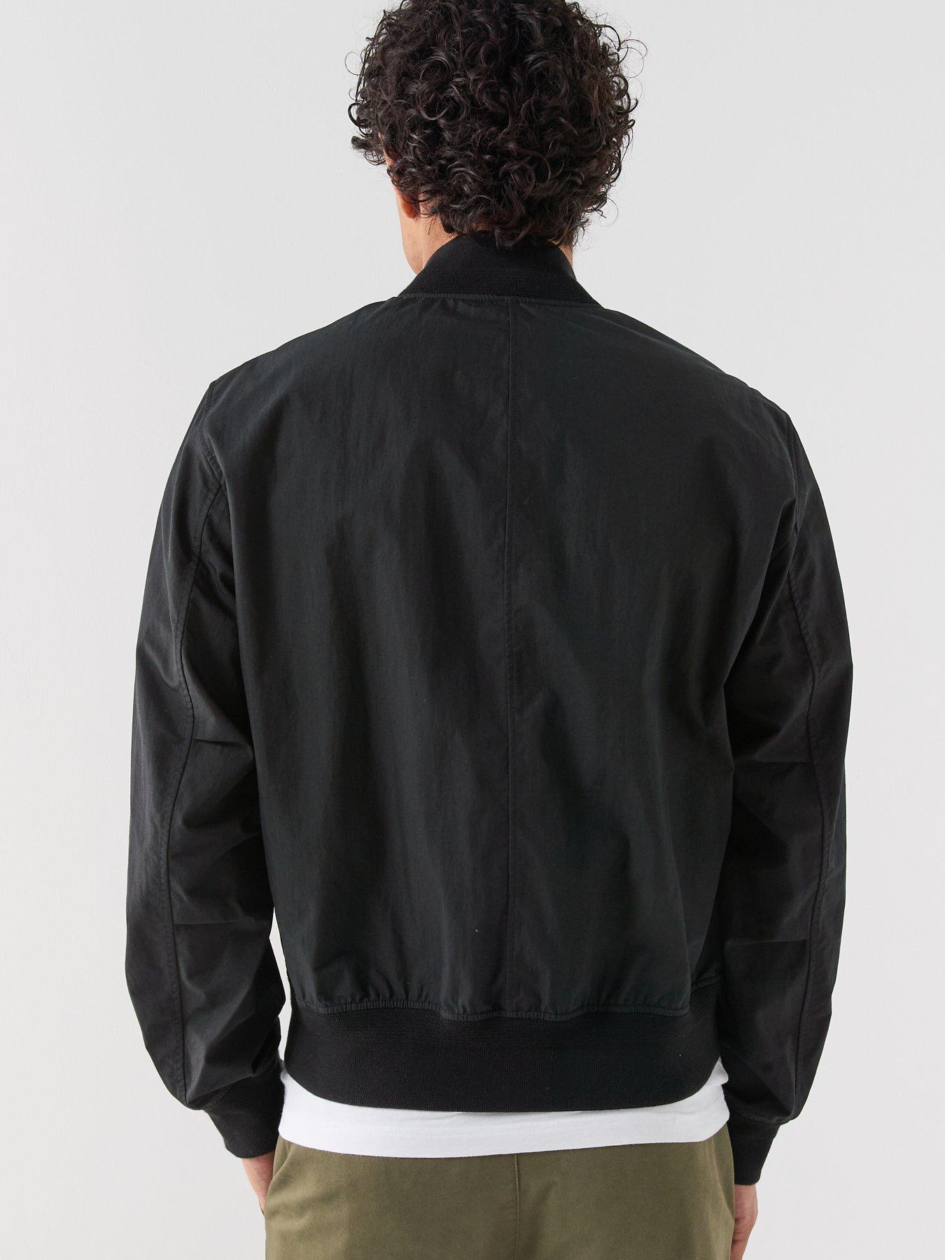 Image 2 of 6 of Belstaff Carrier Nylon Bomber Jacket - Black