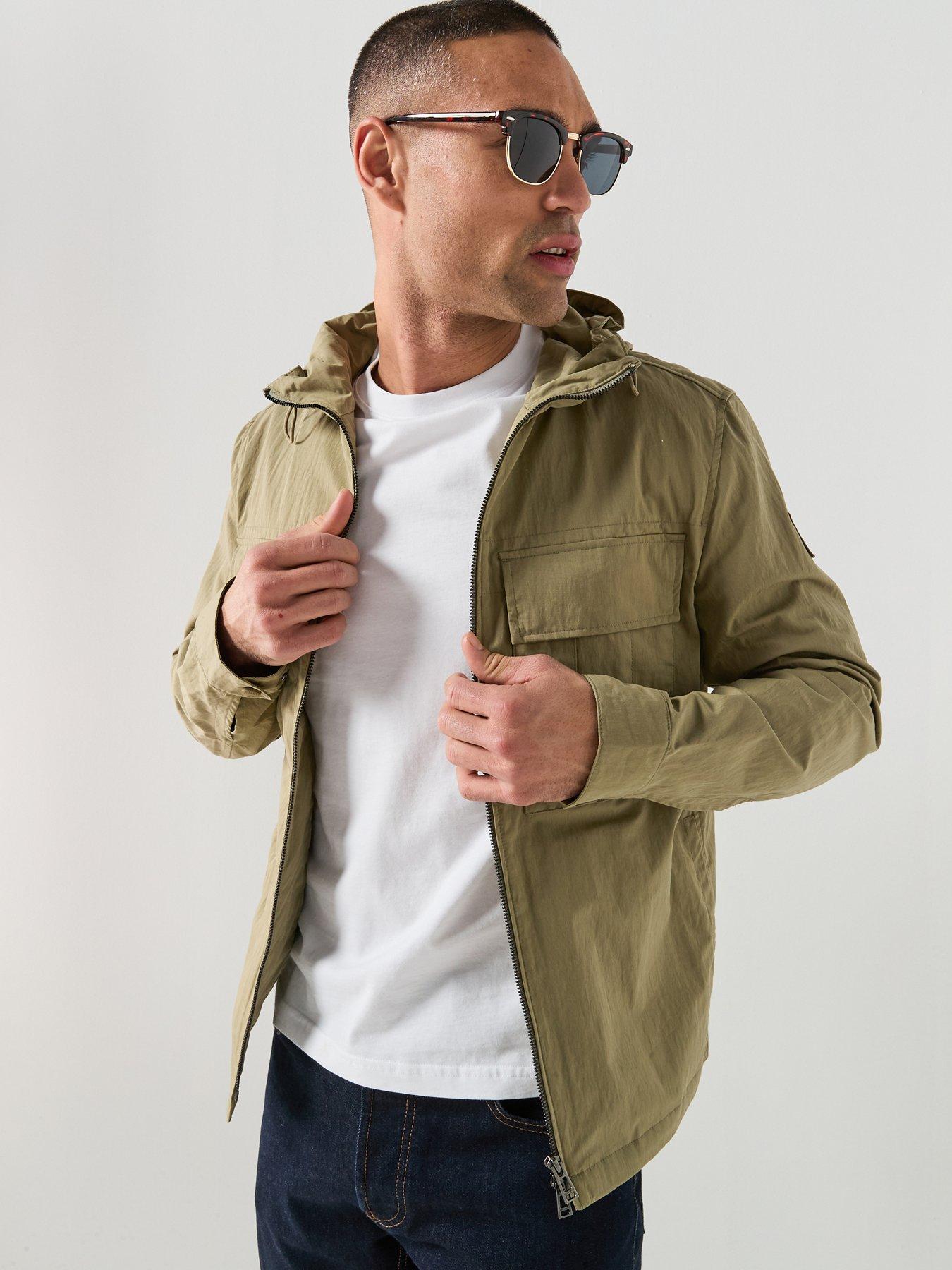 Belstaff Belstaff Container Hooded Cotton Overshirt - Light Khaki