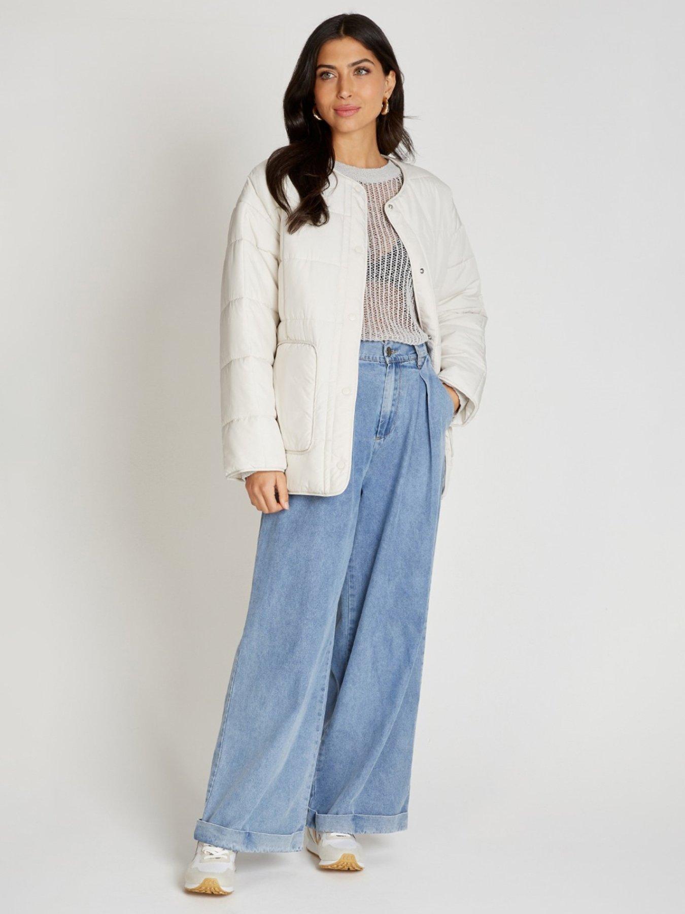 Little Mistress Quilted Jacket - White