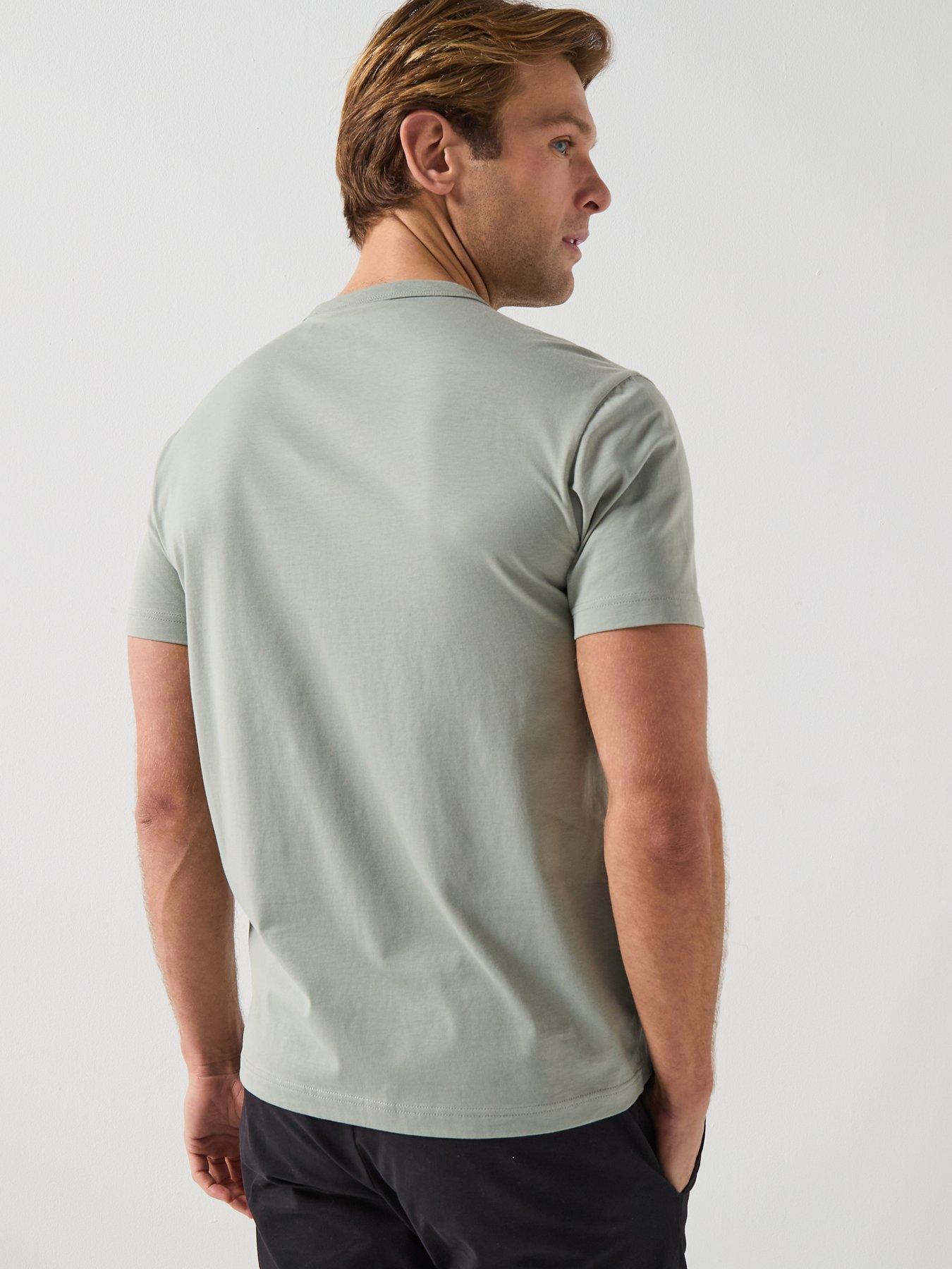 Image 2 of 4 of Belstaff Surface Large Logo T-Shirt - Light Green