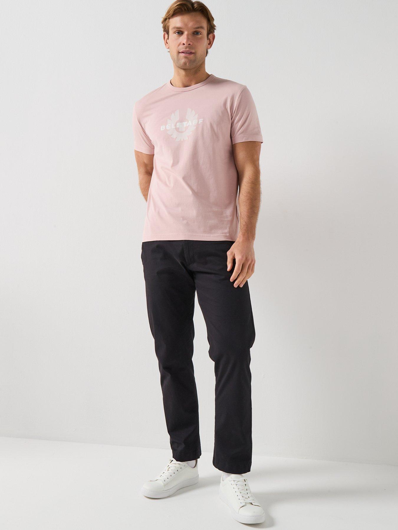 Image 3 of 5 of Belstaff Surface Large Logo T-Shirt - Pink