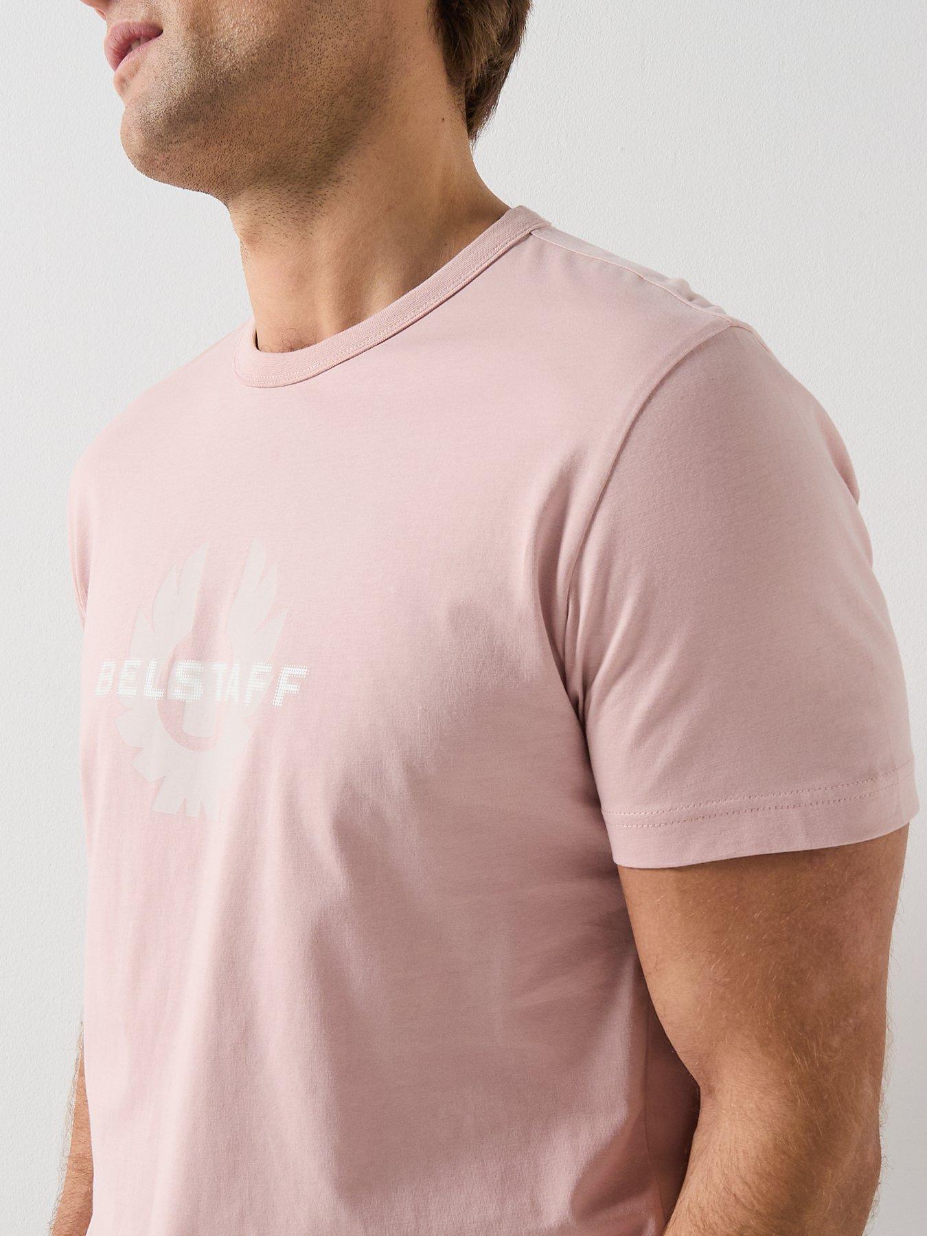 Image 4 of 5 of Belstaff Surface Large Logo T-Shirt - Pink