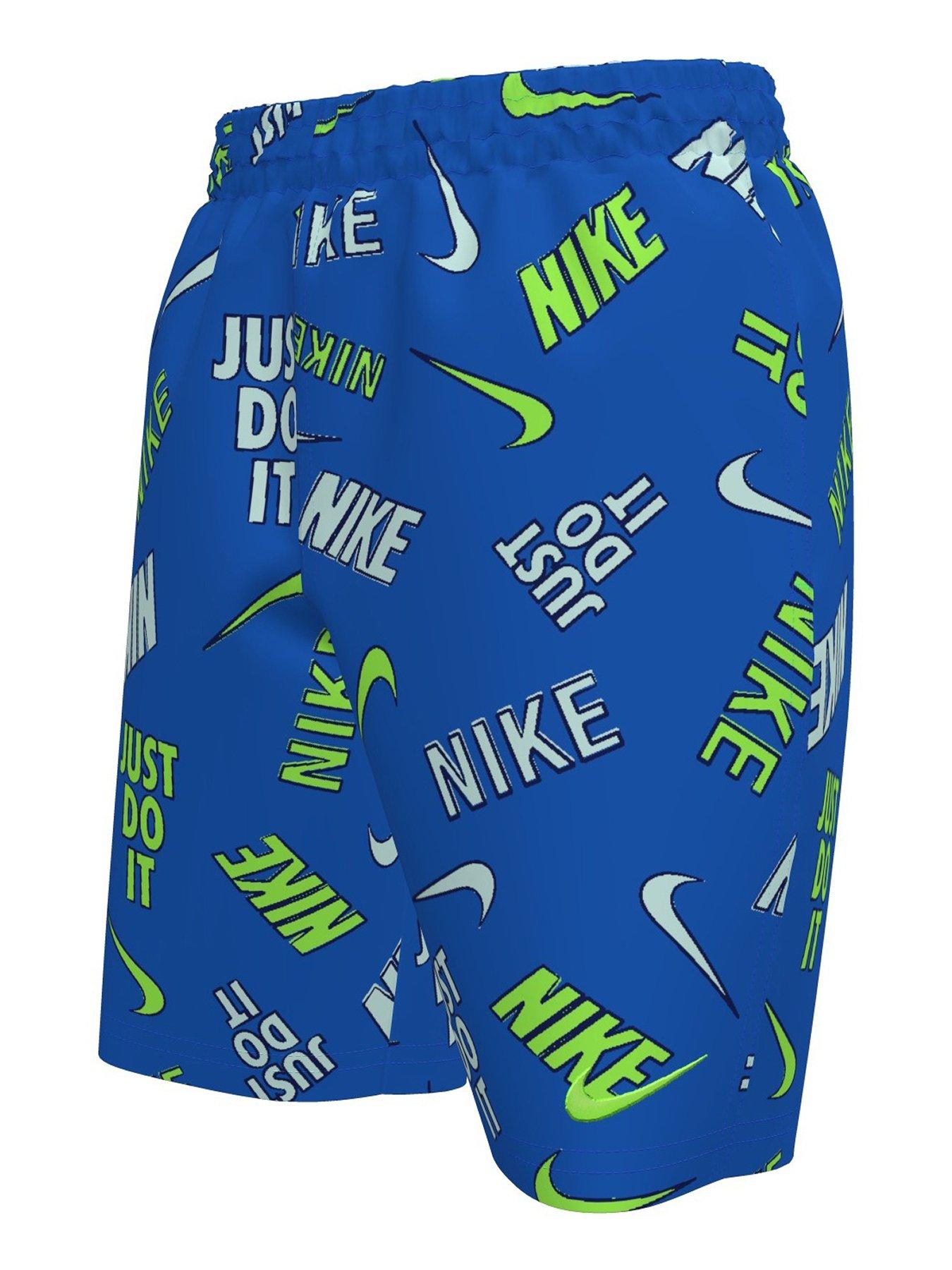 Nike Boys 4inch Volley Swim Shorts - Blue