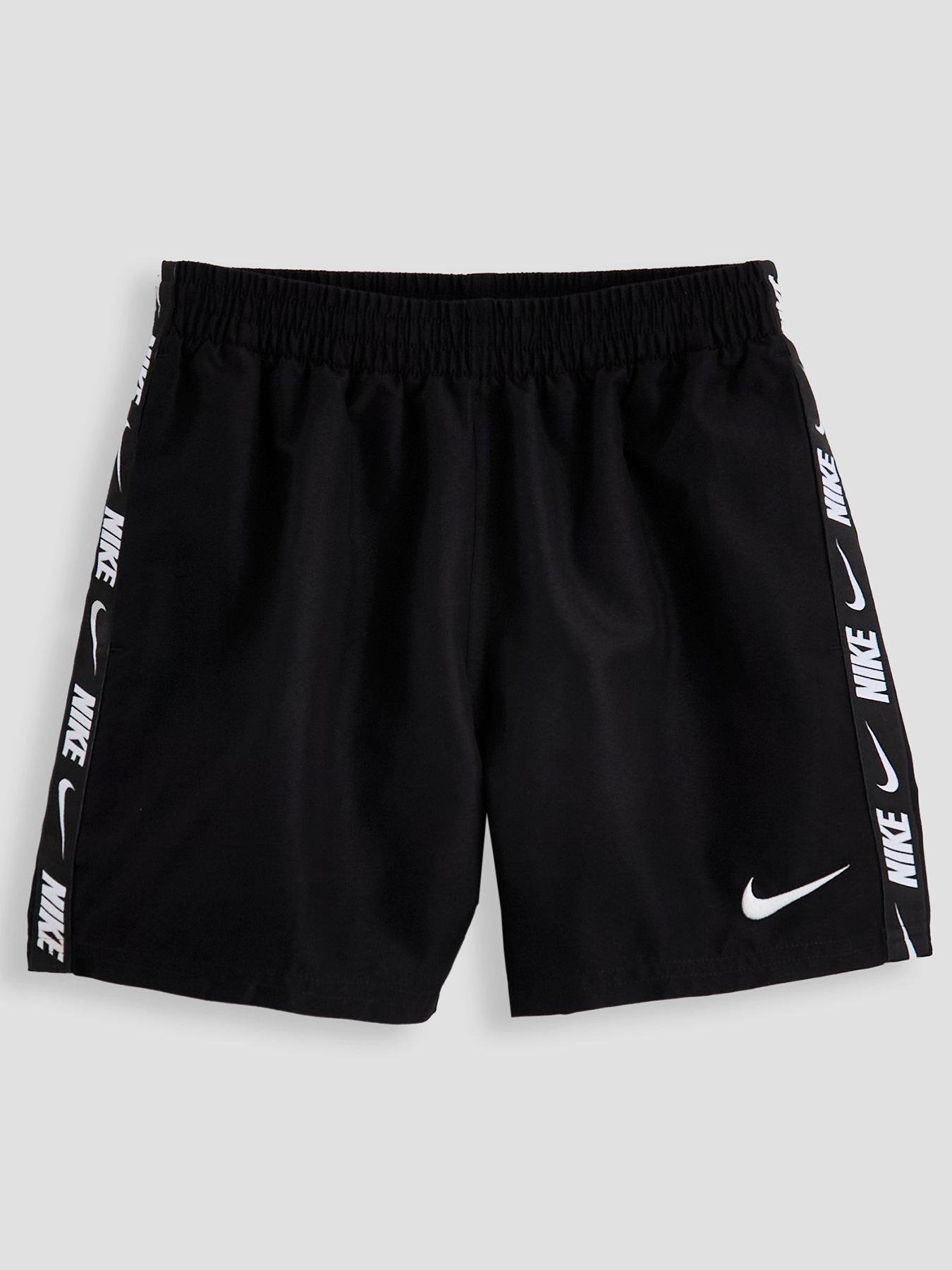 Nike Boys 4Inch Volley Swim Shorts - Black