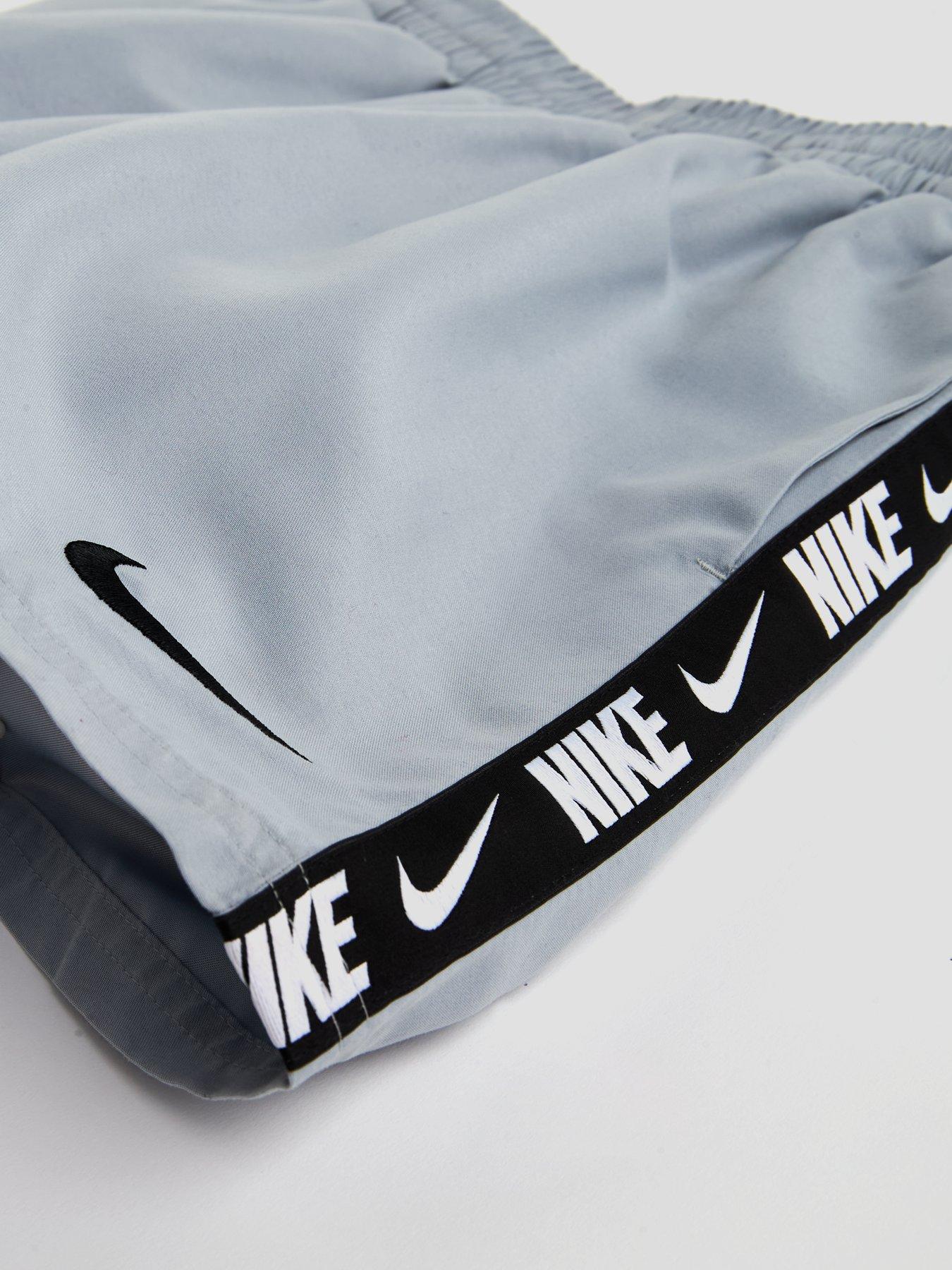 Image 3 of 4 of Nike Boys 4Inch Volley Swim Shorts - Grey