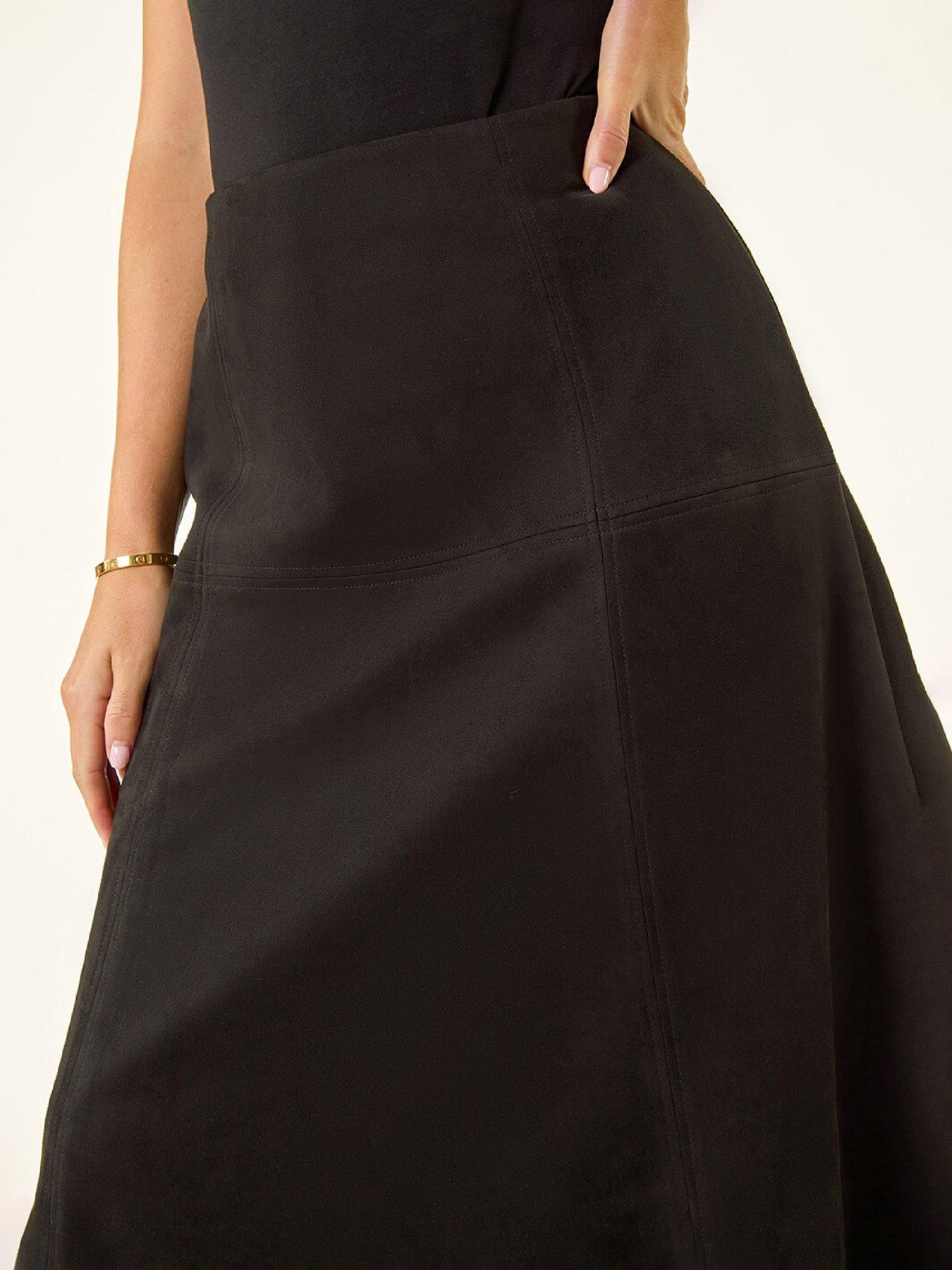 roman-petite-suede-a-line-skirt-blackdetail