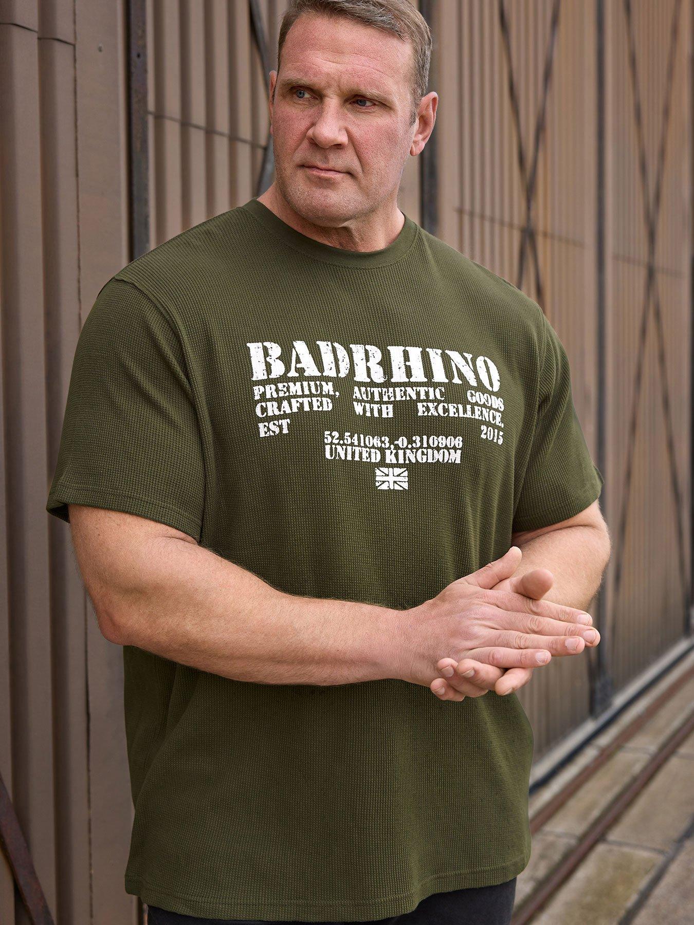 badrhino-embroidered-script-t-shirt-green