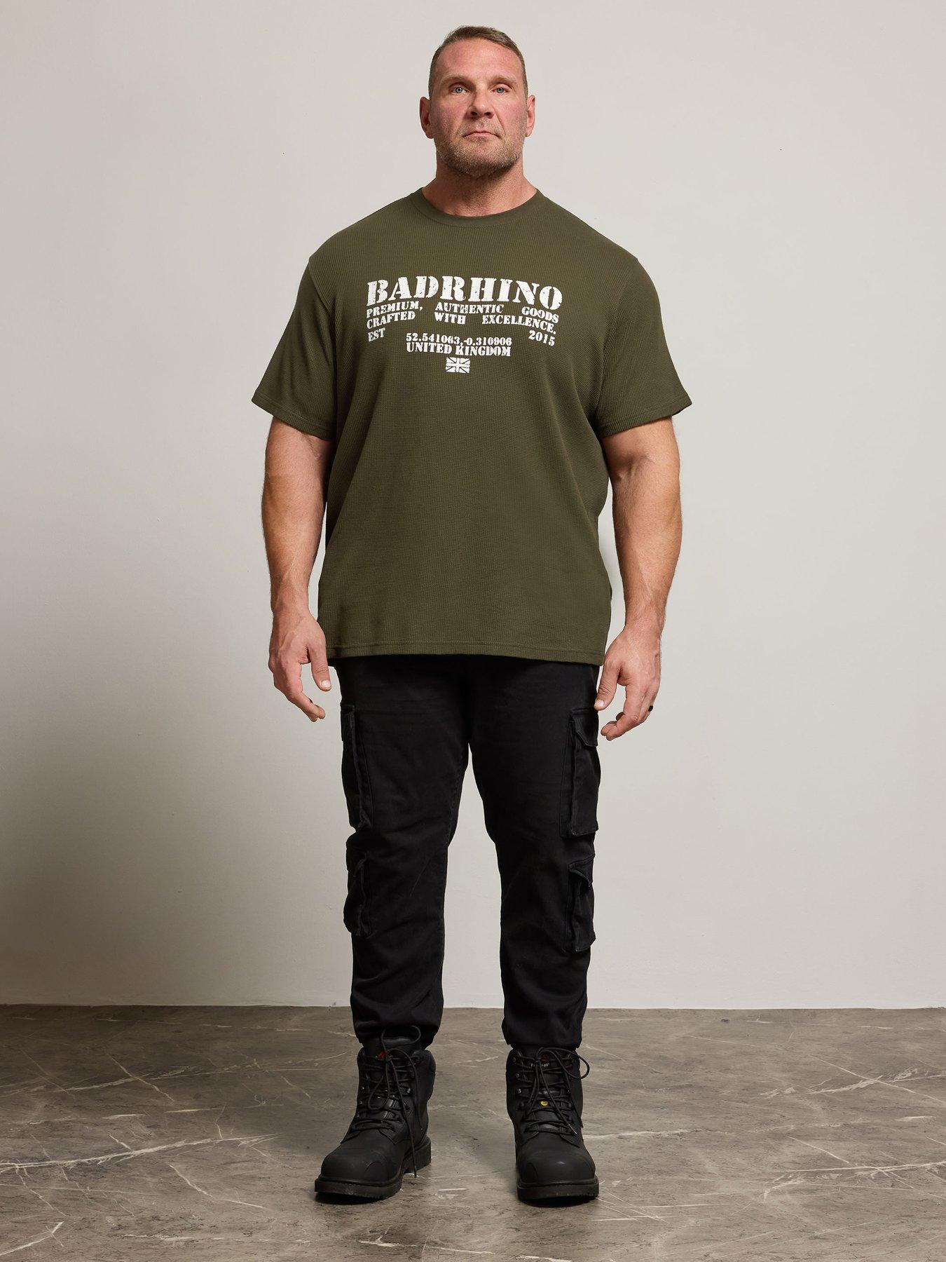 Image 3 of 5 of BadRhino Badrhino Embroidered Script T-shirt