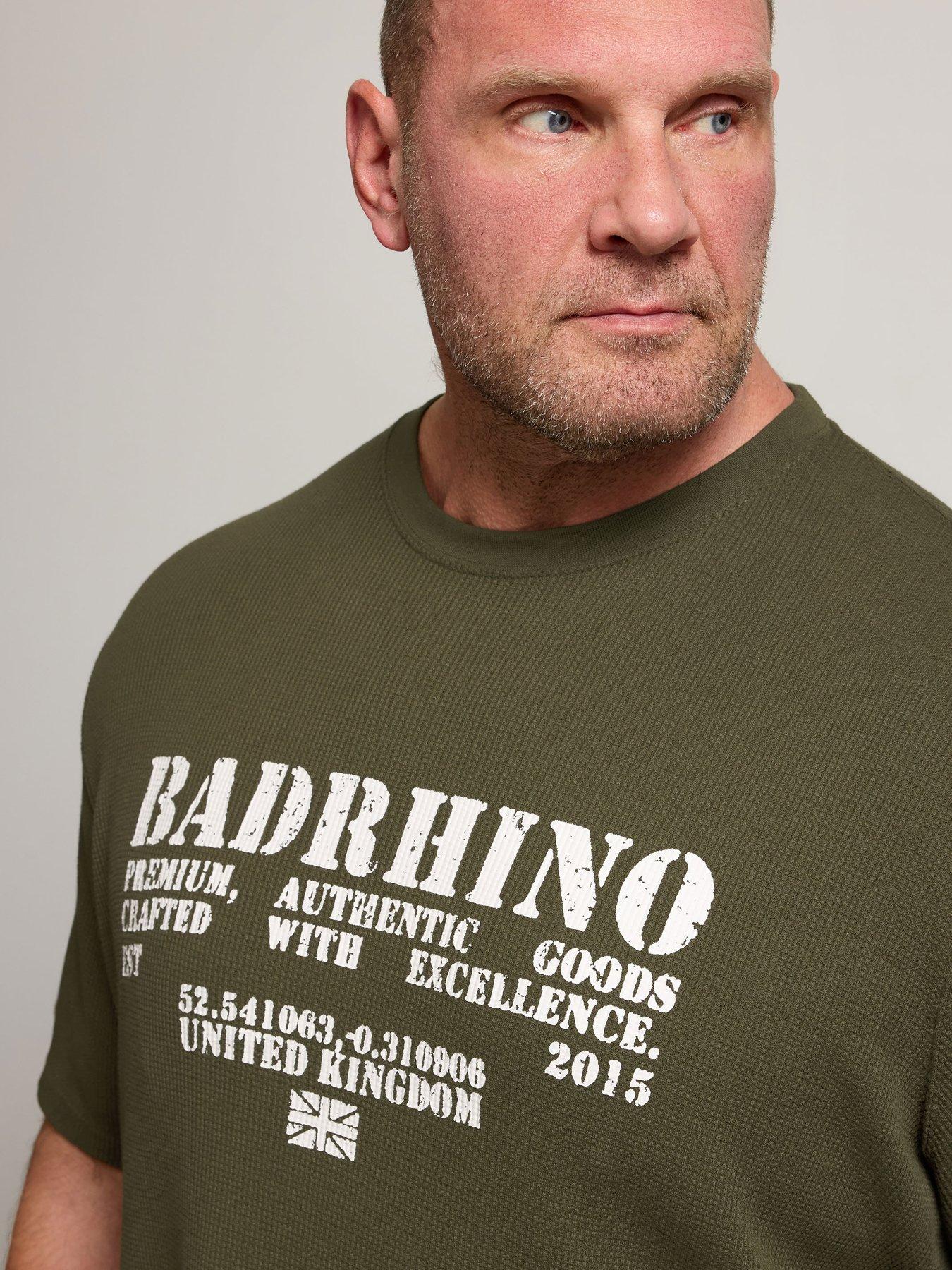 Image 4 of 5 of BadRhino Badrhino Embroidered Script T-shirt